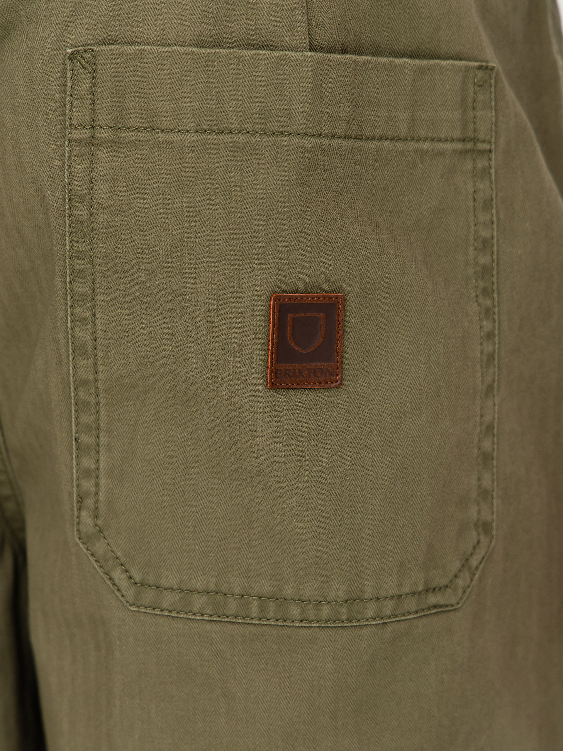 Шорти Brixton Surplus Vw Herringbone (washed olive green)