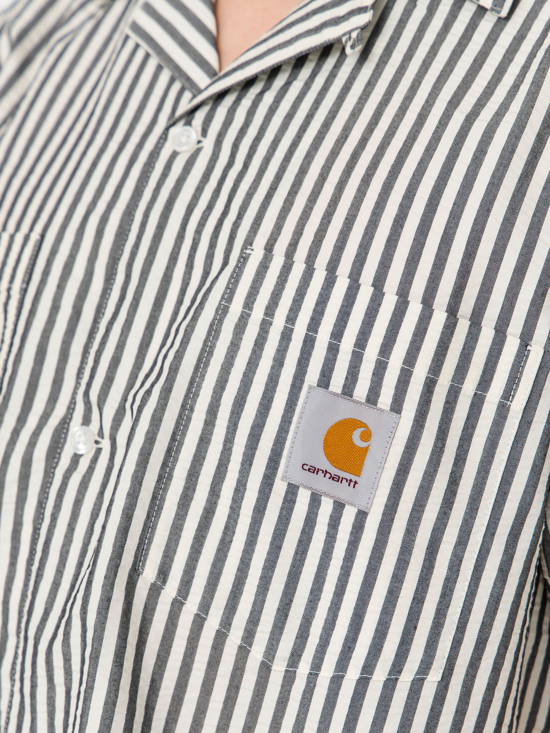 Сорочка Carhartt WIP Leavel (leavel stripe/black/wax)