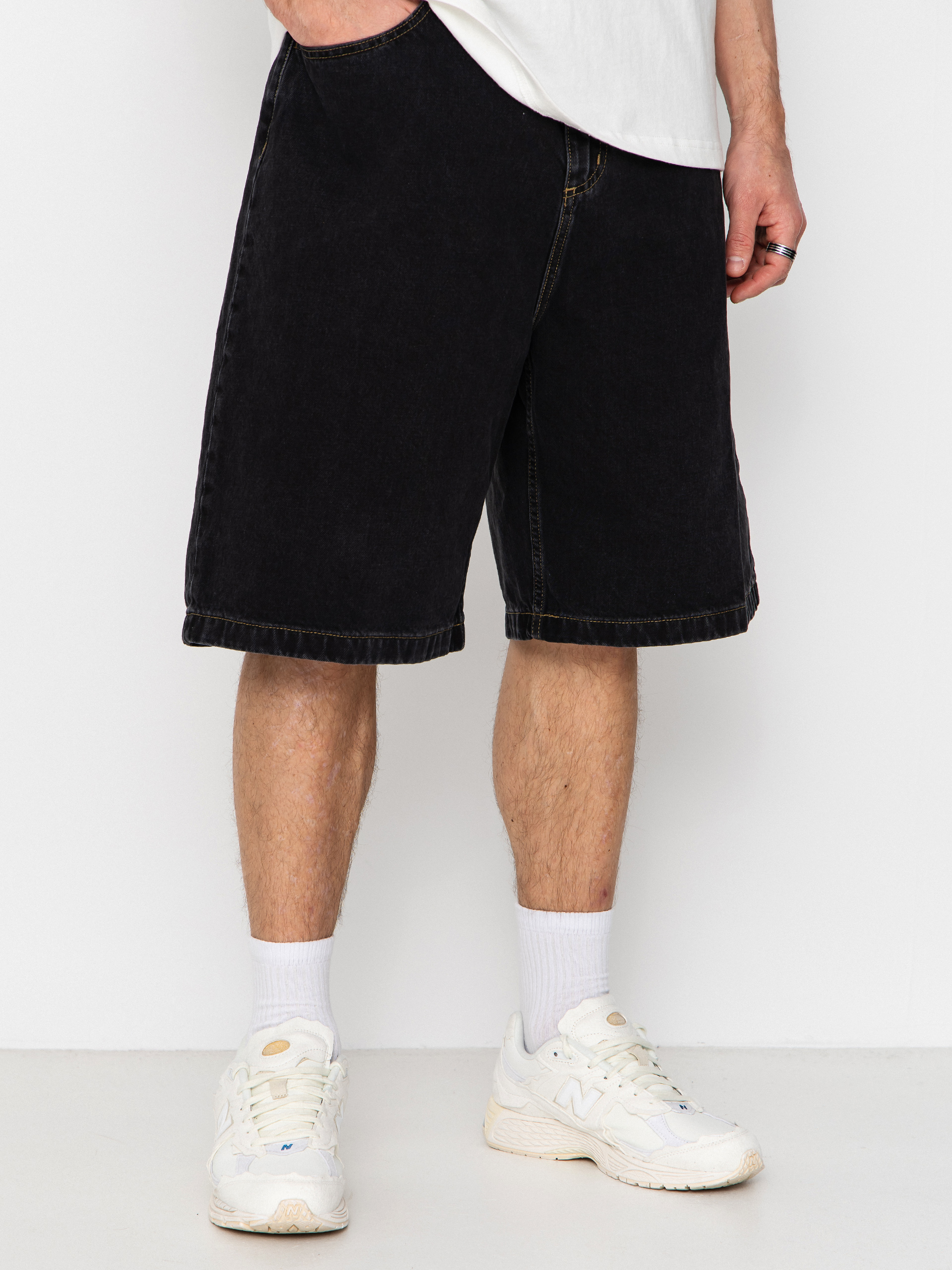 Шорти Carhartt WIP Brandon (black stone washed)