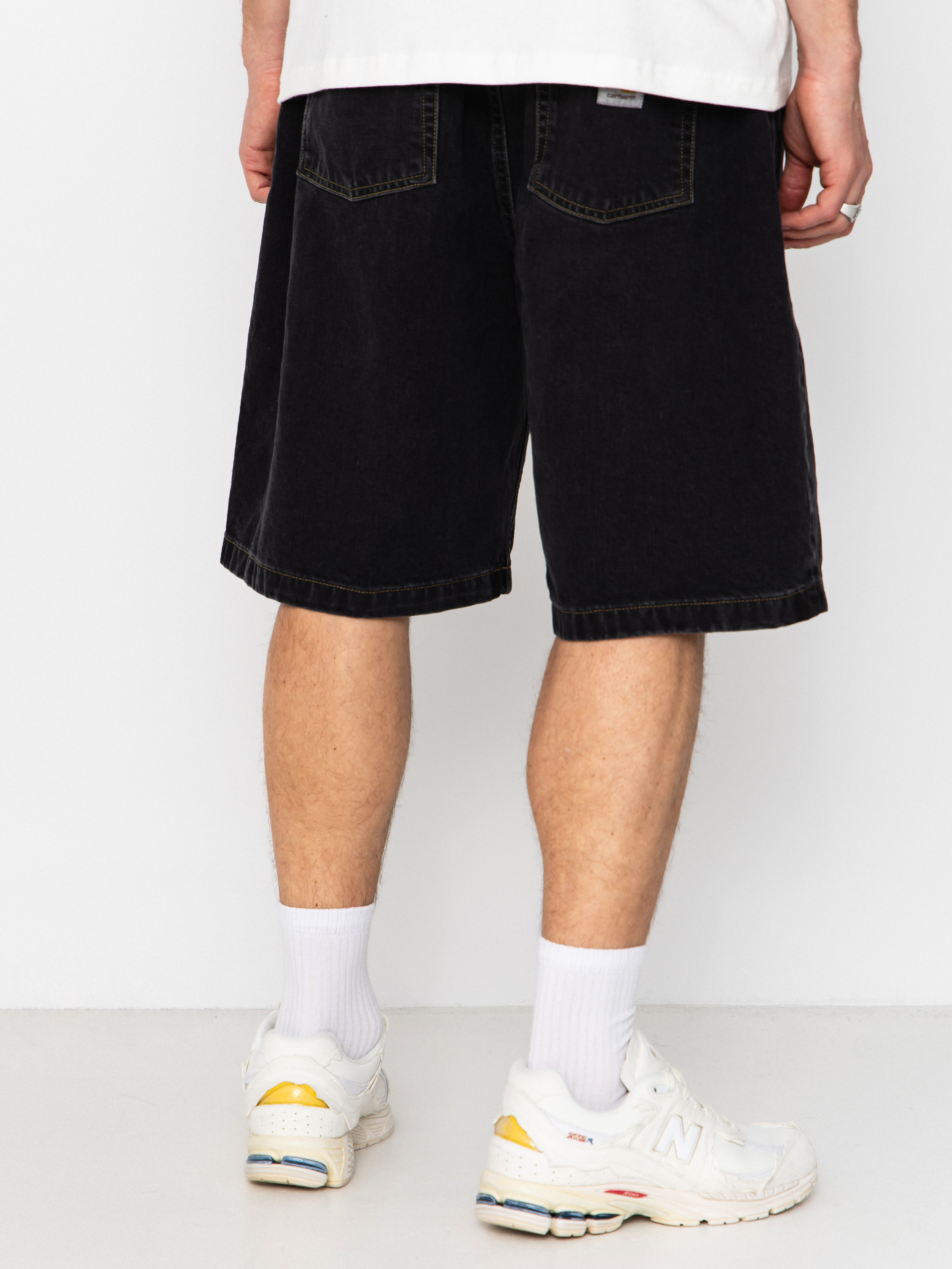 Шорти Carhartt WIP Brandon (black stone washed)