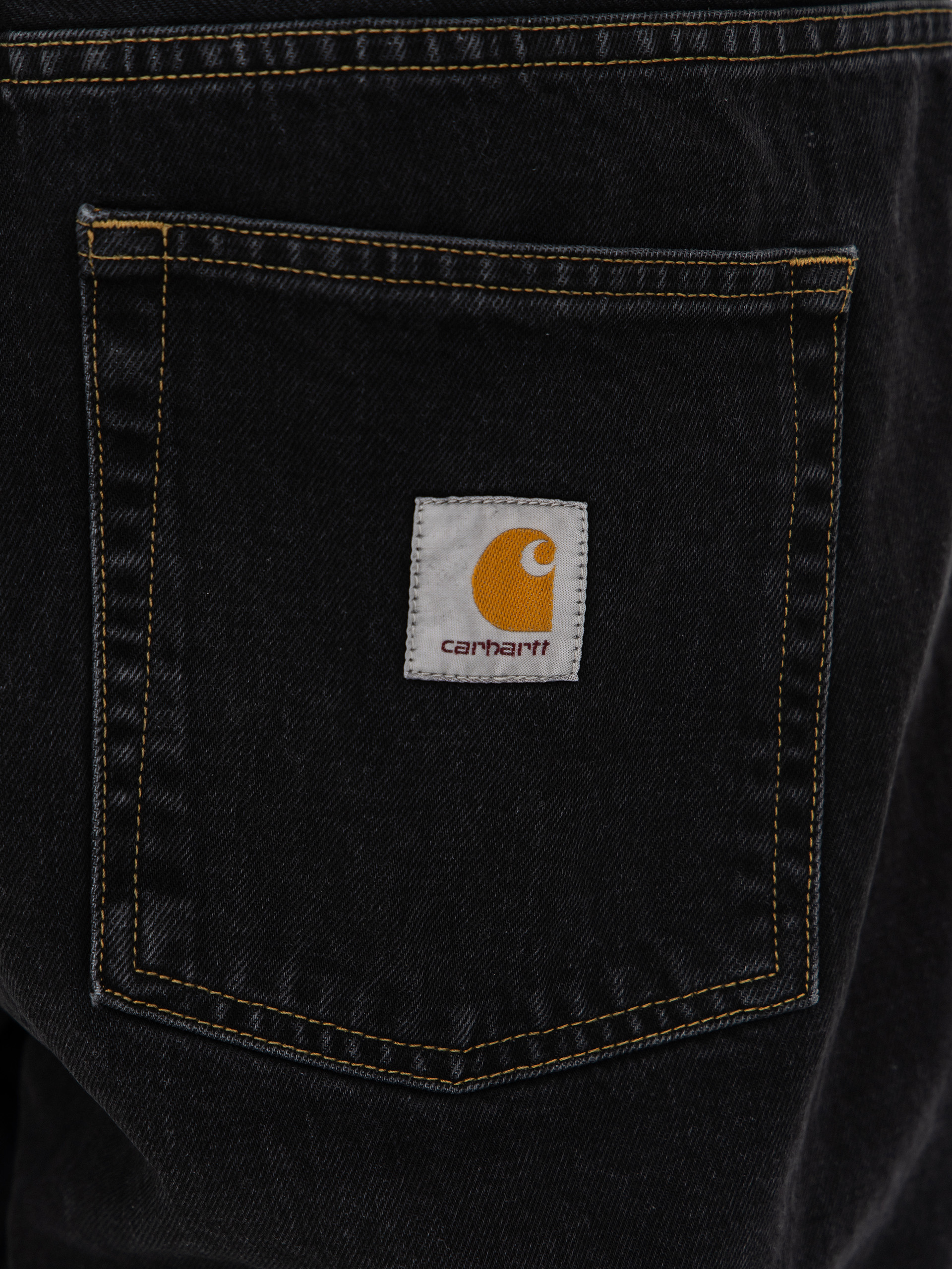 Шорти Carhartt WIP Brandon (black stone washed)
