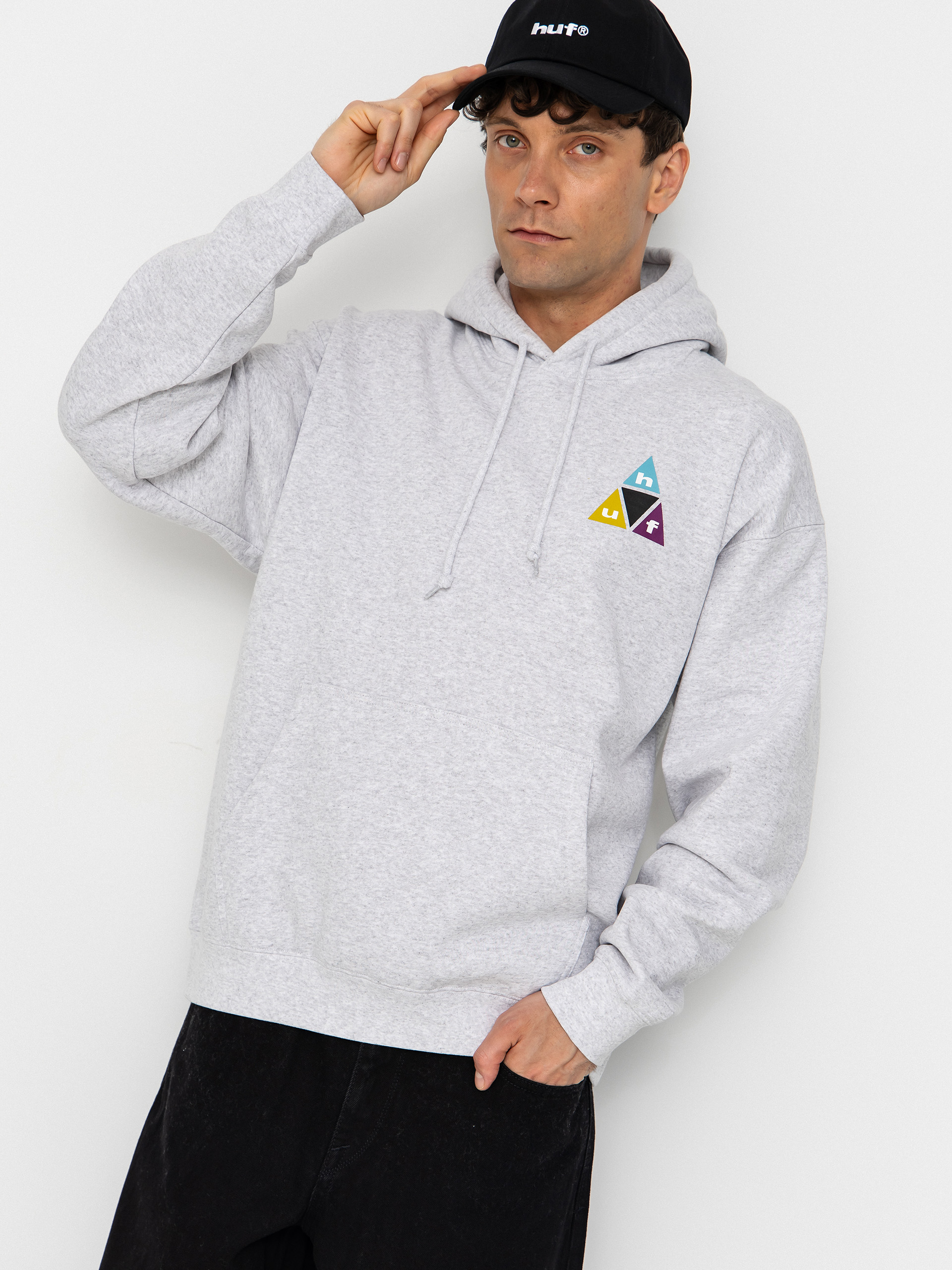 Худі HUF Prism Tt HD (heather grey)