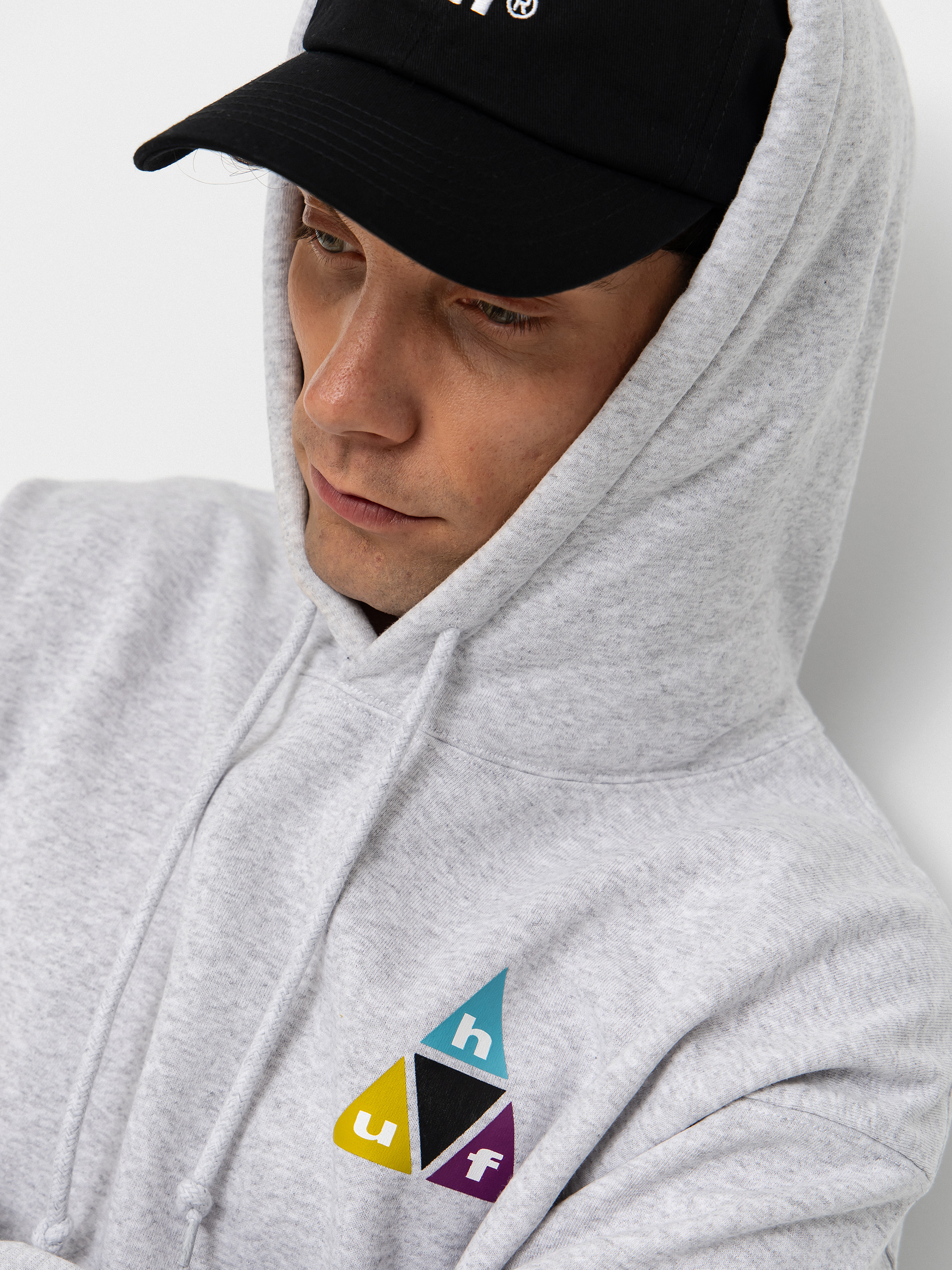 Худі HUF Prism Tt HD (heather grey)
