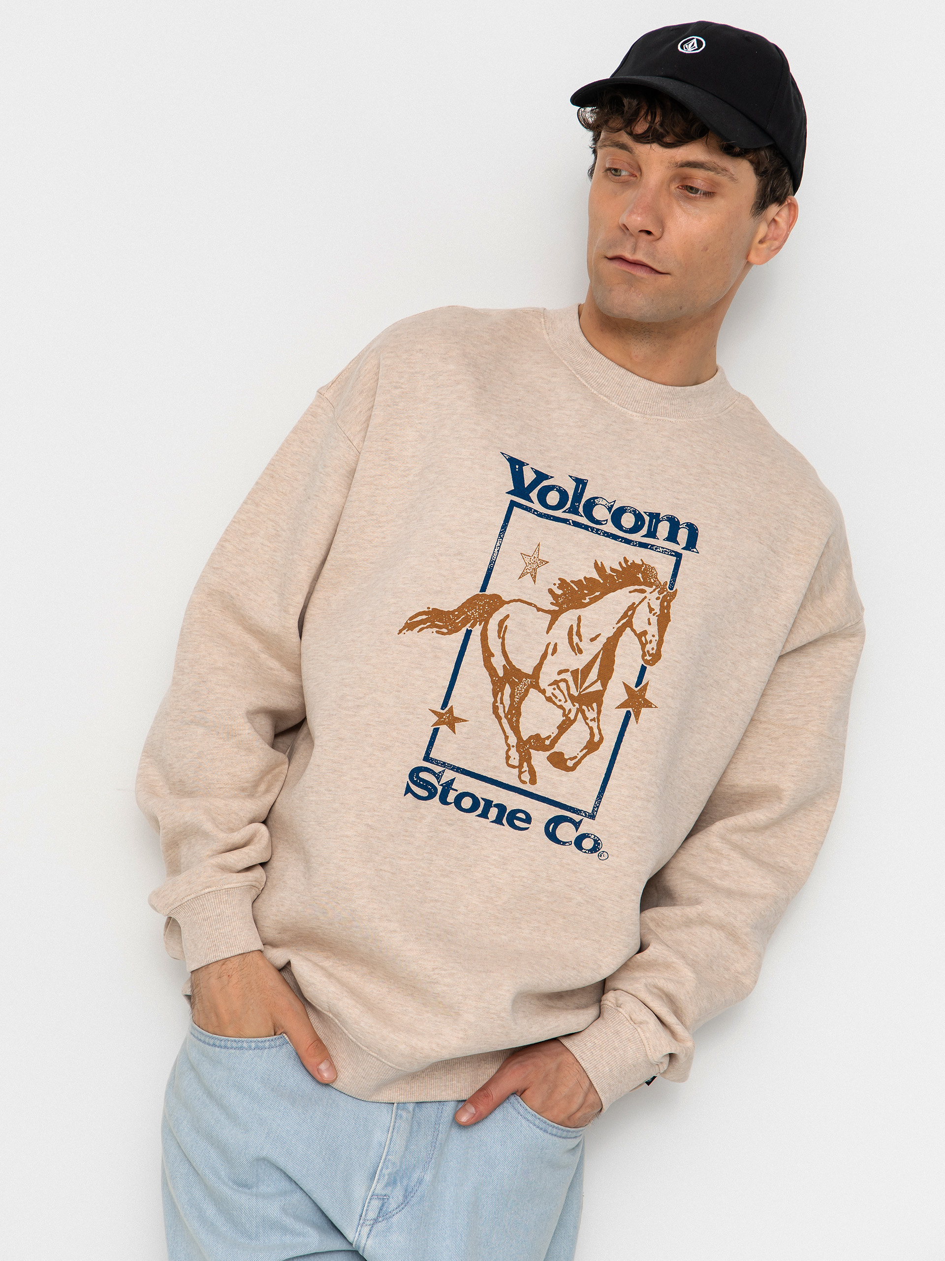 Світшот Volcom Recto Verso Crew (dust heather)