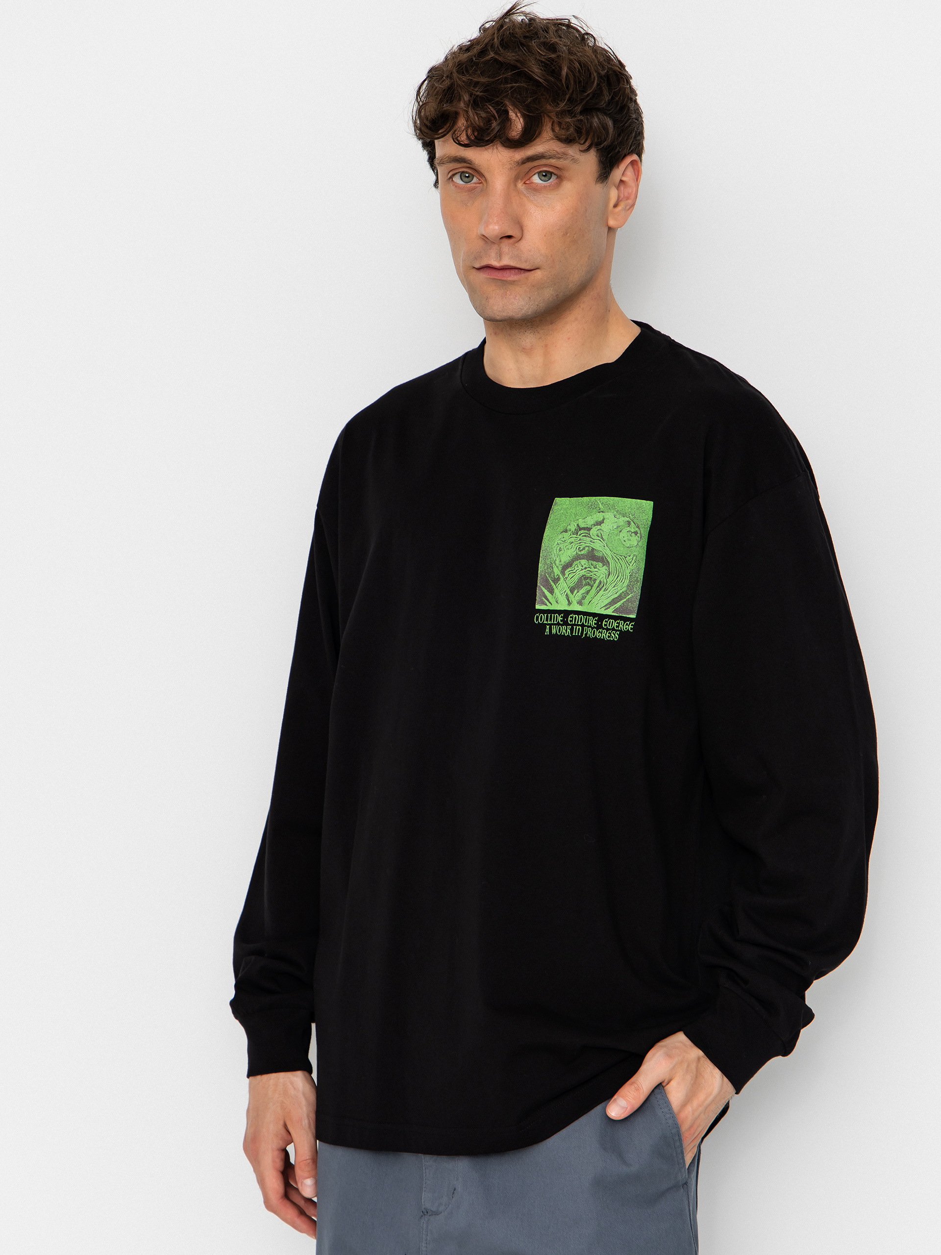 Лонгслів Carhartt WIP Emerge (black)