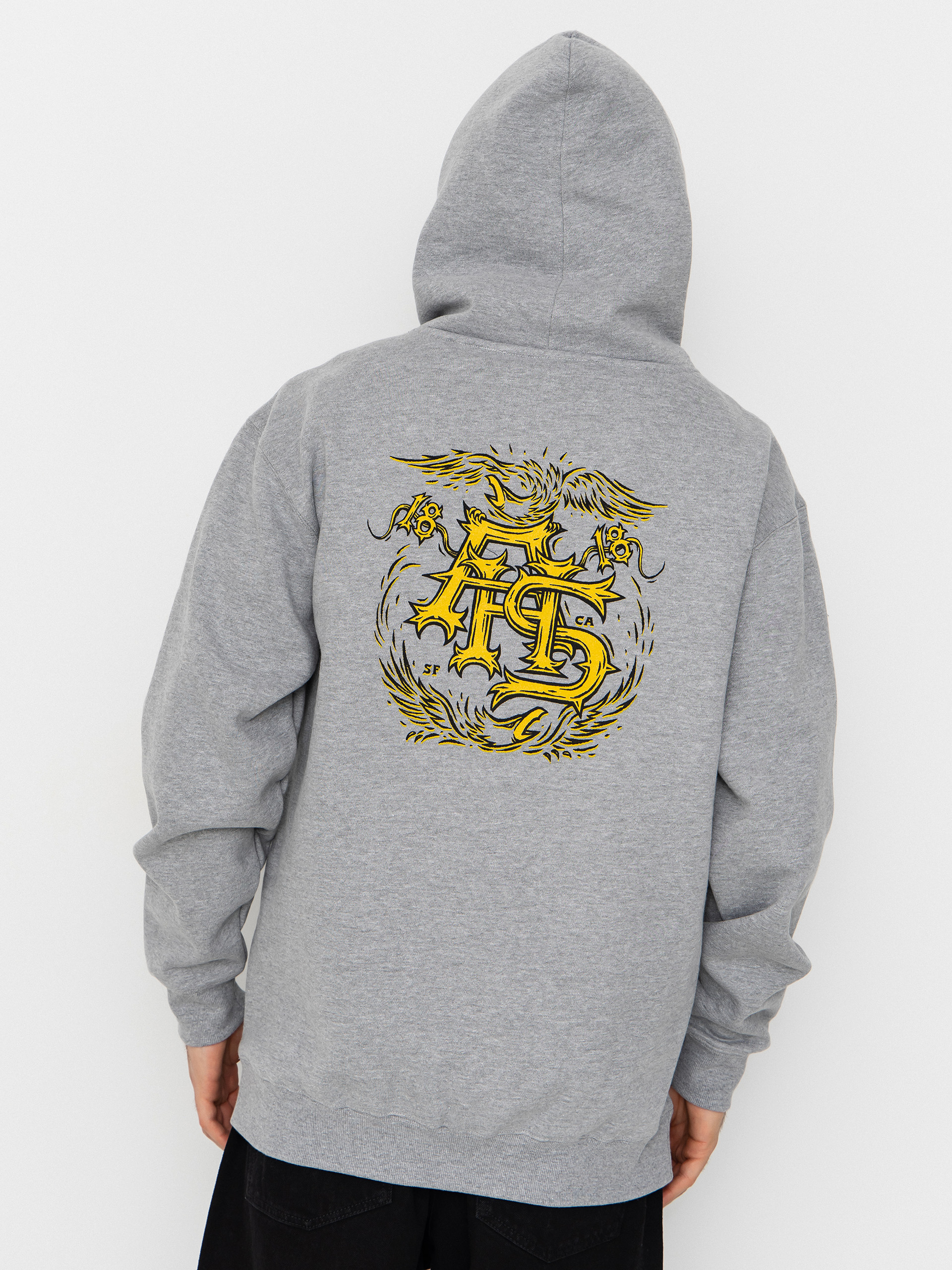 Світшот Antihero Customs (heather grey)
