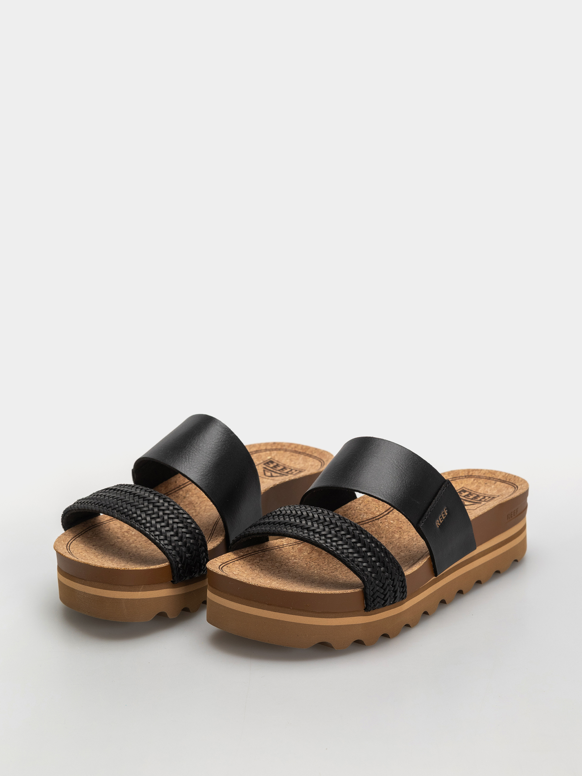 Шльопанці Reef Cushion Vista Hi Wmn (black braid)
