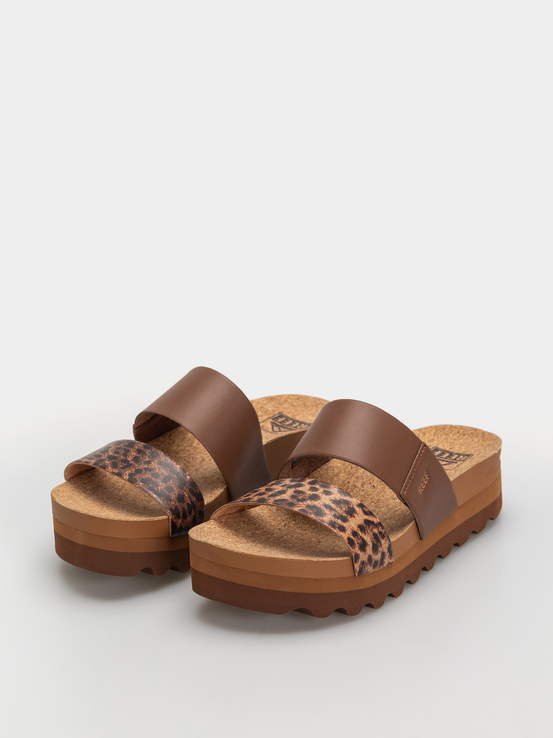 Шльопанці Reef Cushion Vista Hi Wmn (brown/leopard)