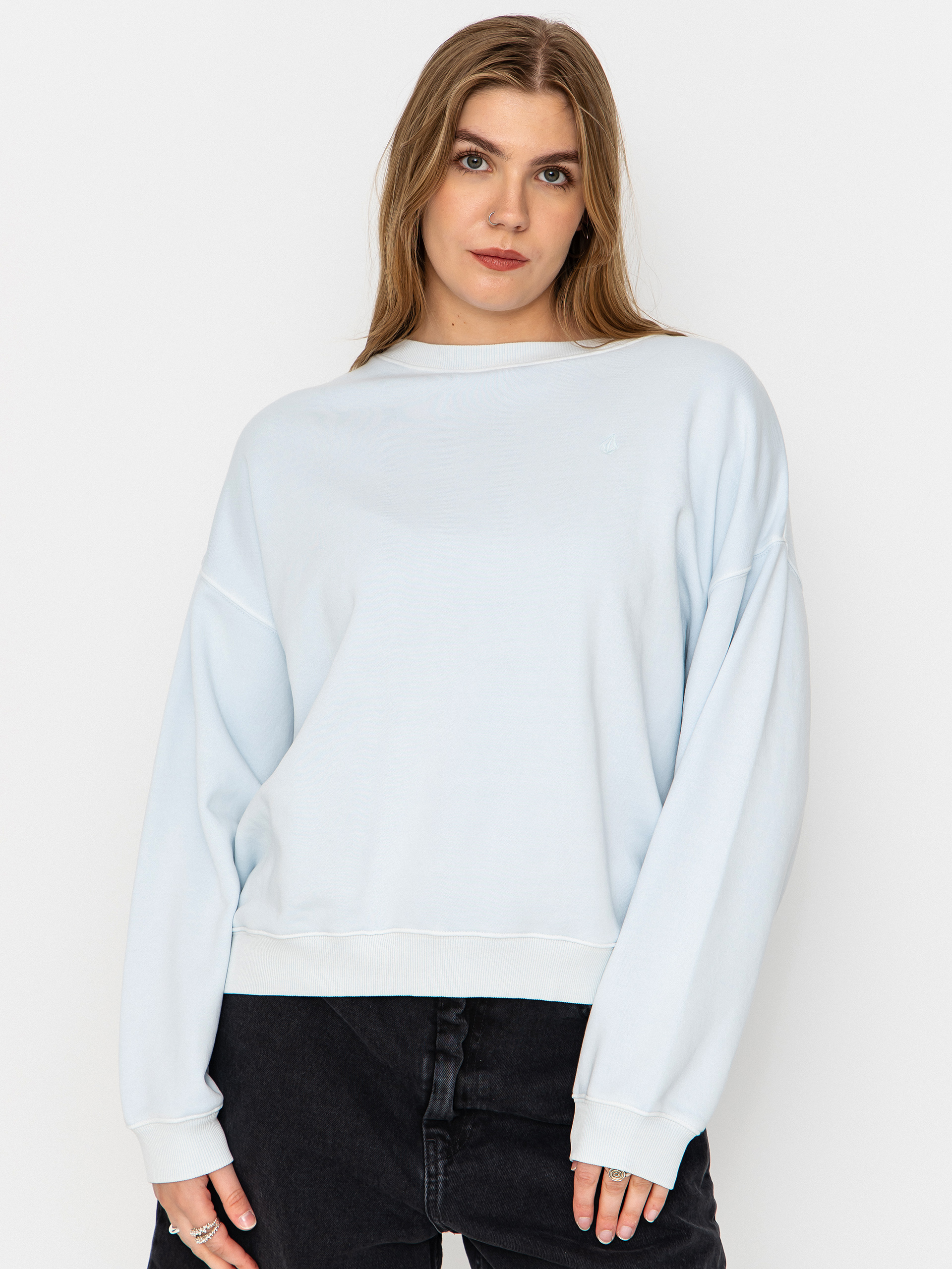 Світшот Volcom Stone Soft Crew Wmn (light blue acid)