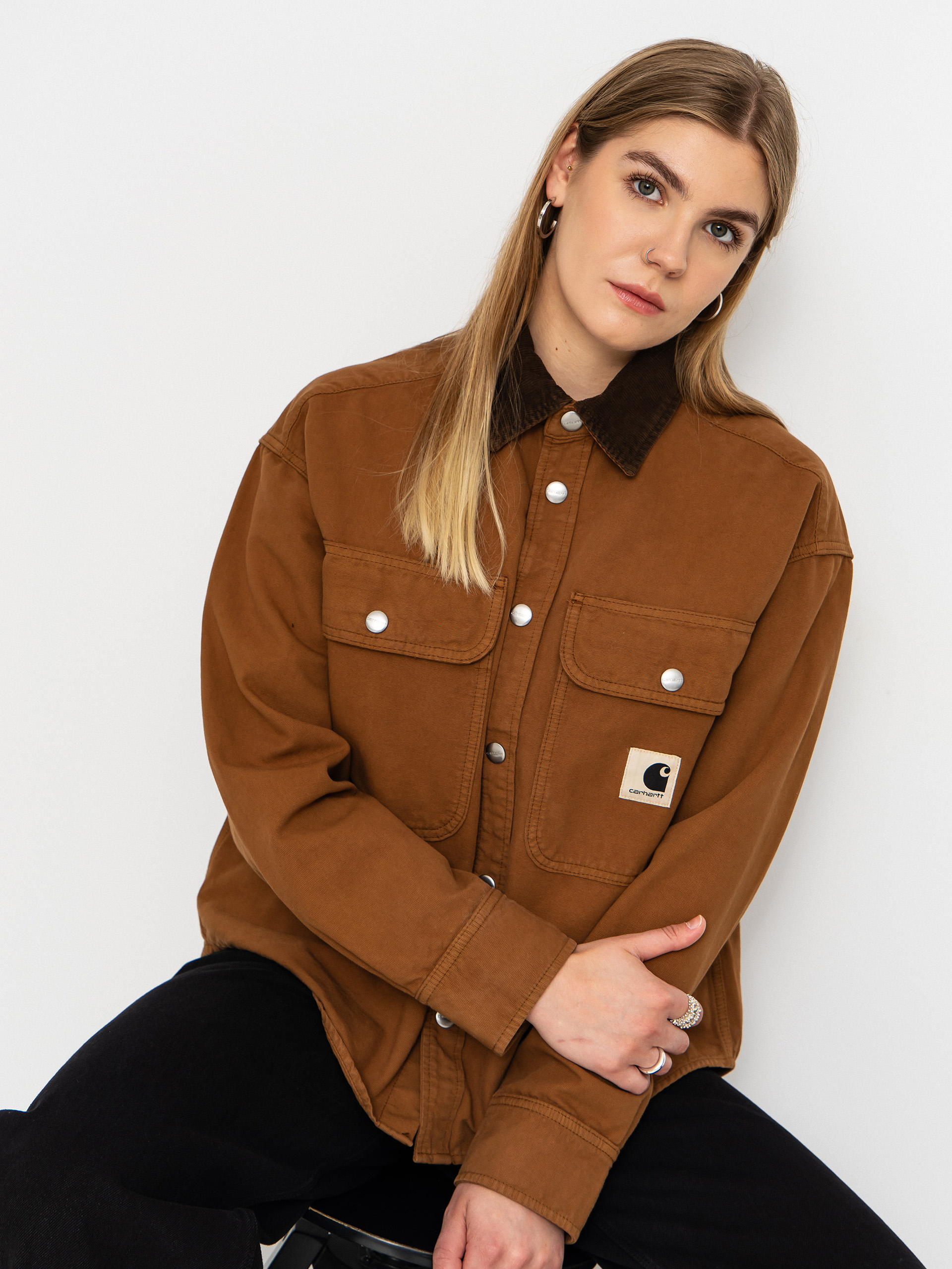 u041au0443u0440u0442u043au0430 Carhartt WIP Prescott Wmn (hamilton brown/tobacco)