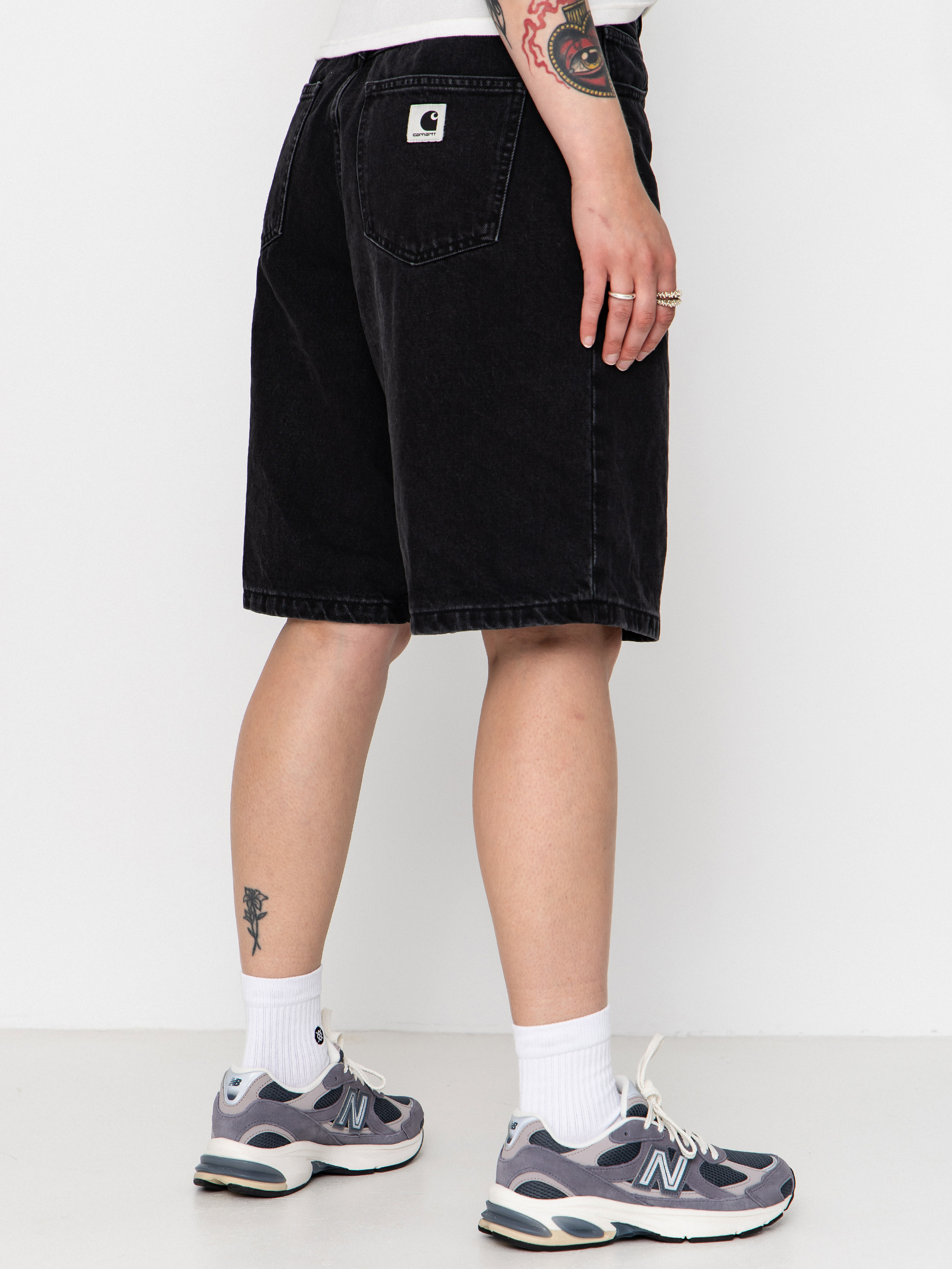 Шорти Carhartt WIP Brandon Wmn (black stone washed)