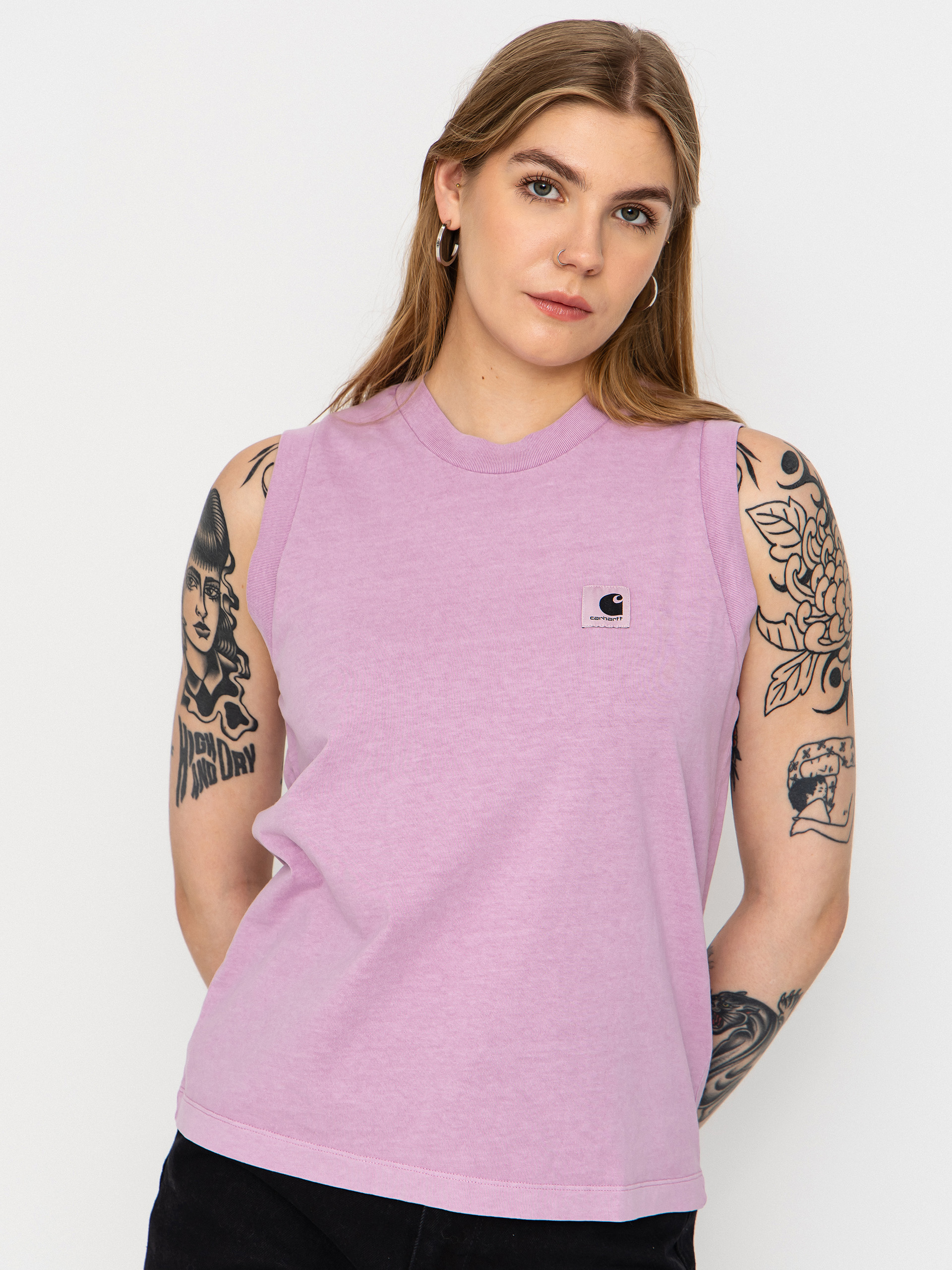  Футболка Carhartt WIP Nelson Wmn (gentle purple)