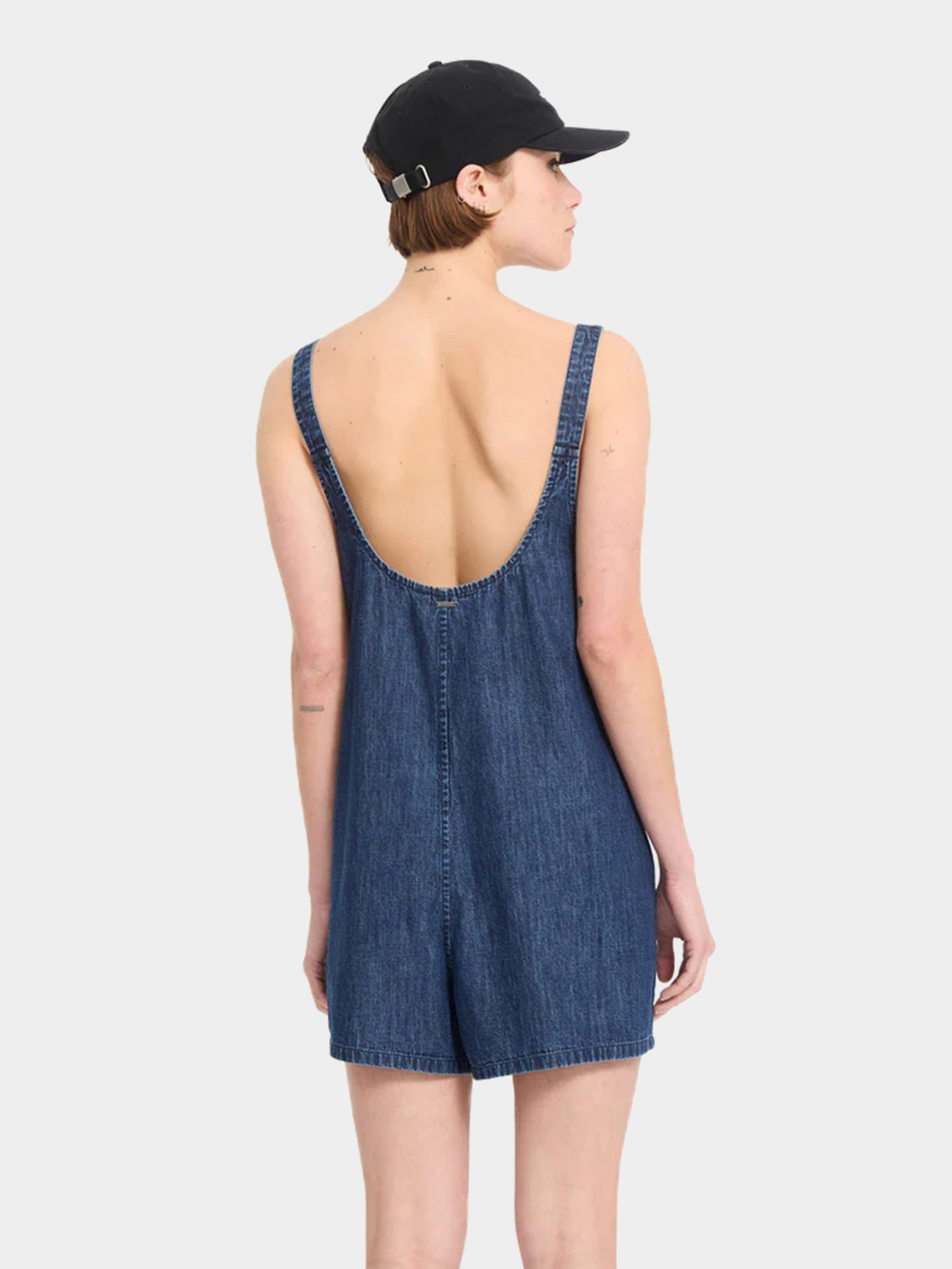Жіночий  Комбінезон Volcom Lived In Short Rompr (deja blue)