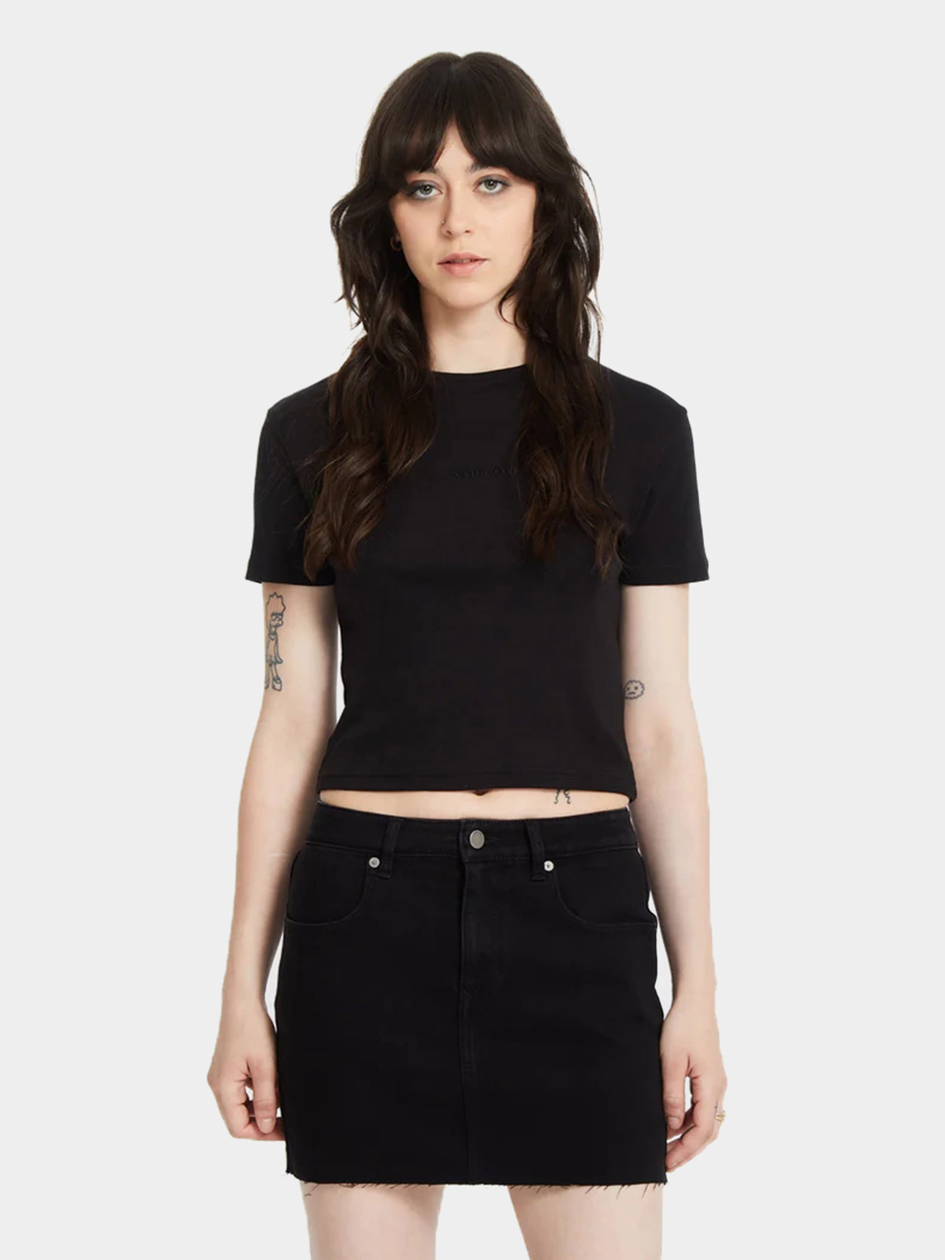 u0424u0443u0442u0431u043eu043bu043au0430 Volcom stone Tight Crop Wmn (black)