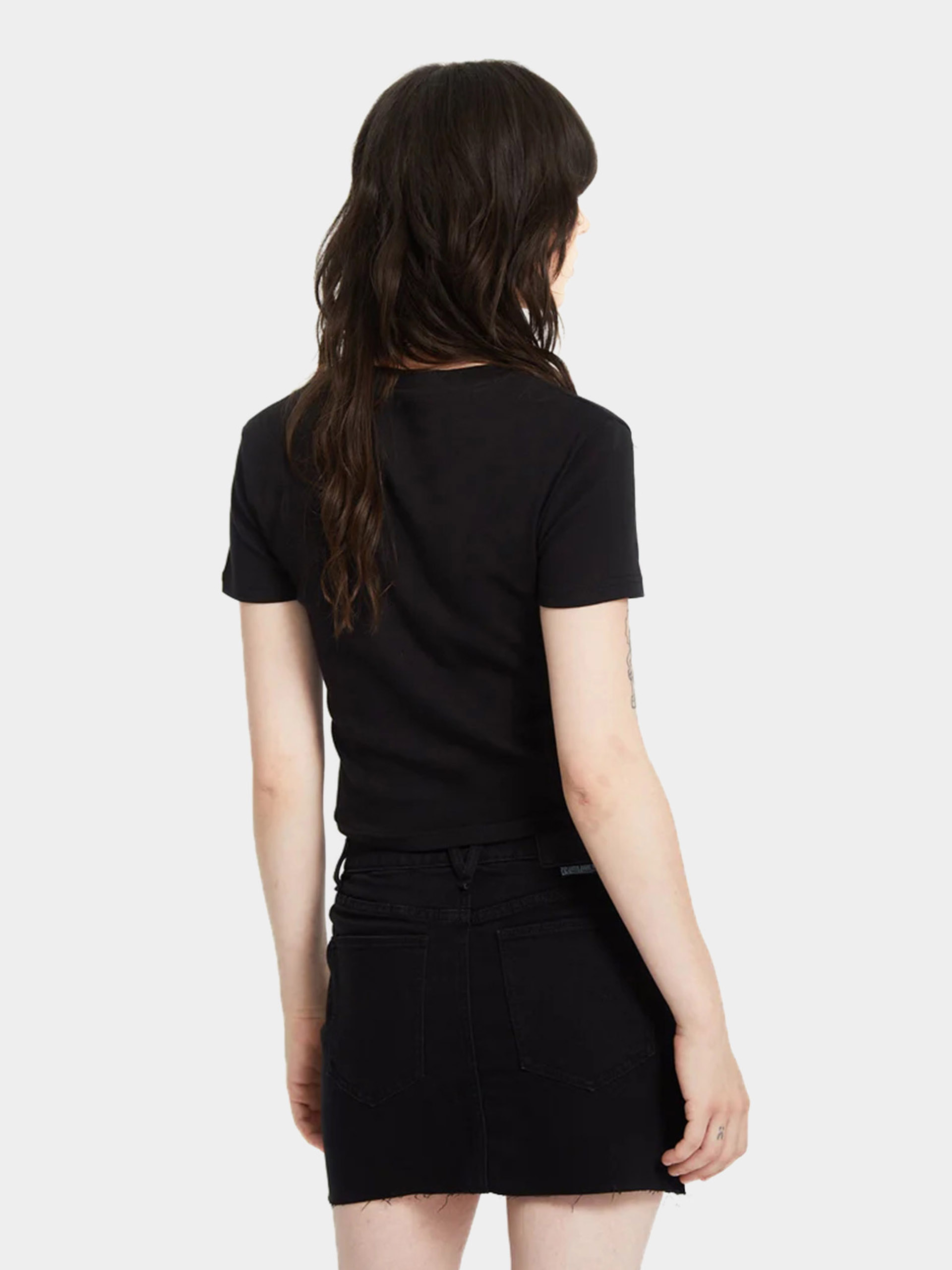 Футболка Volcom stone Tight Crop Wmn (black)