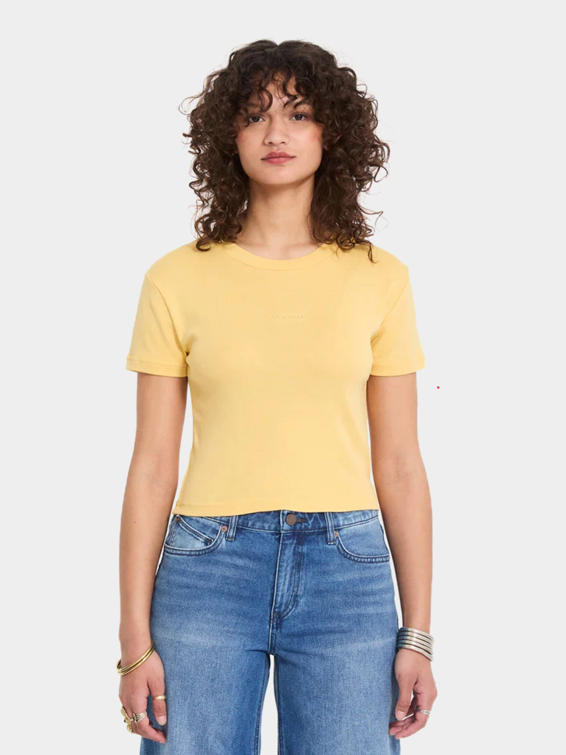 Футболка Volcom stone Tight Crop Wmn (sunburst)