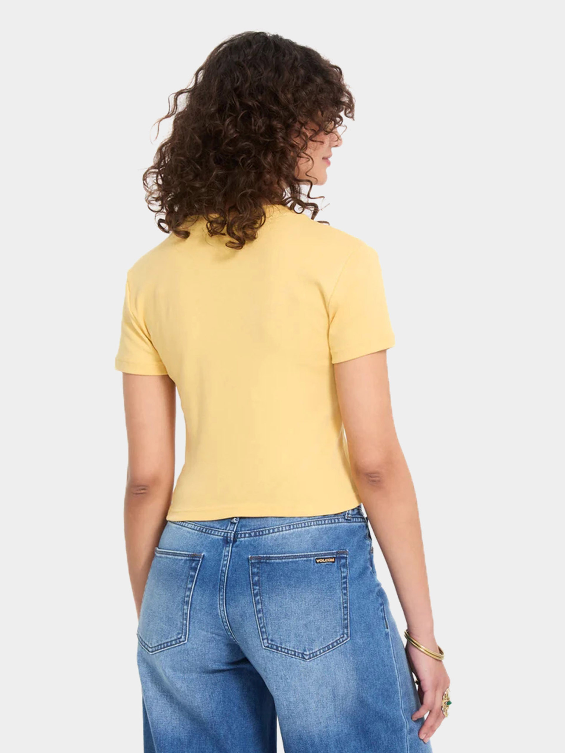 Футболка Volcom stone Tight Crop Wmn (sunburst)