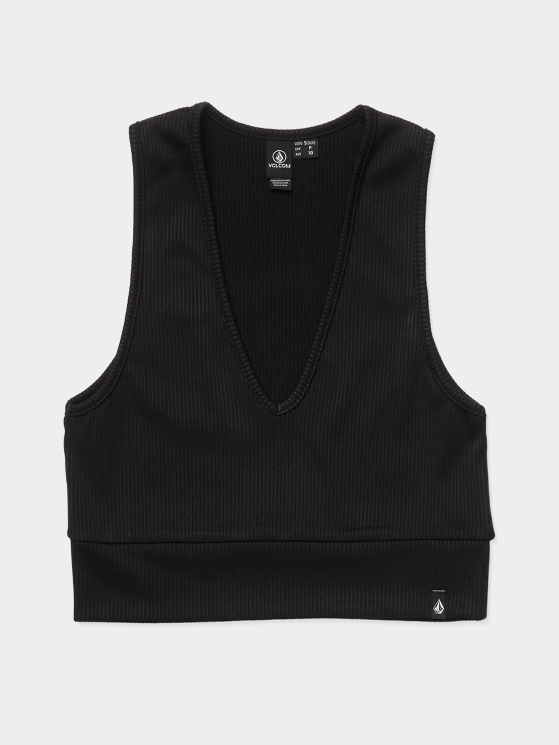 Футболка Volcom Gimmestank Rib Wmn (black)