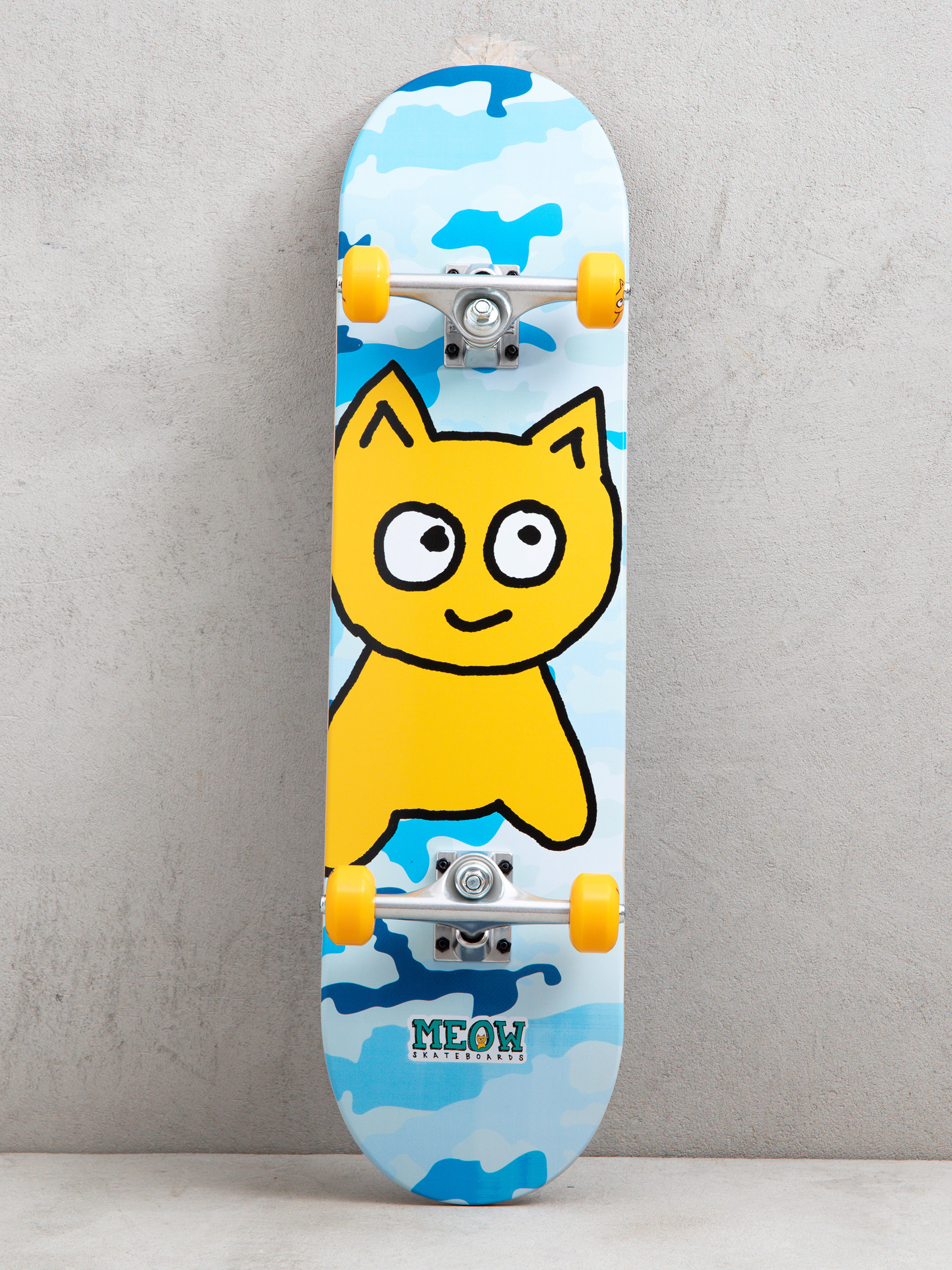 Скейтборд Meow Skateboards Big Cat (camo blue)