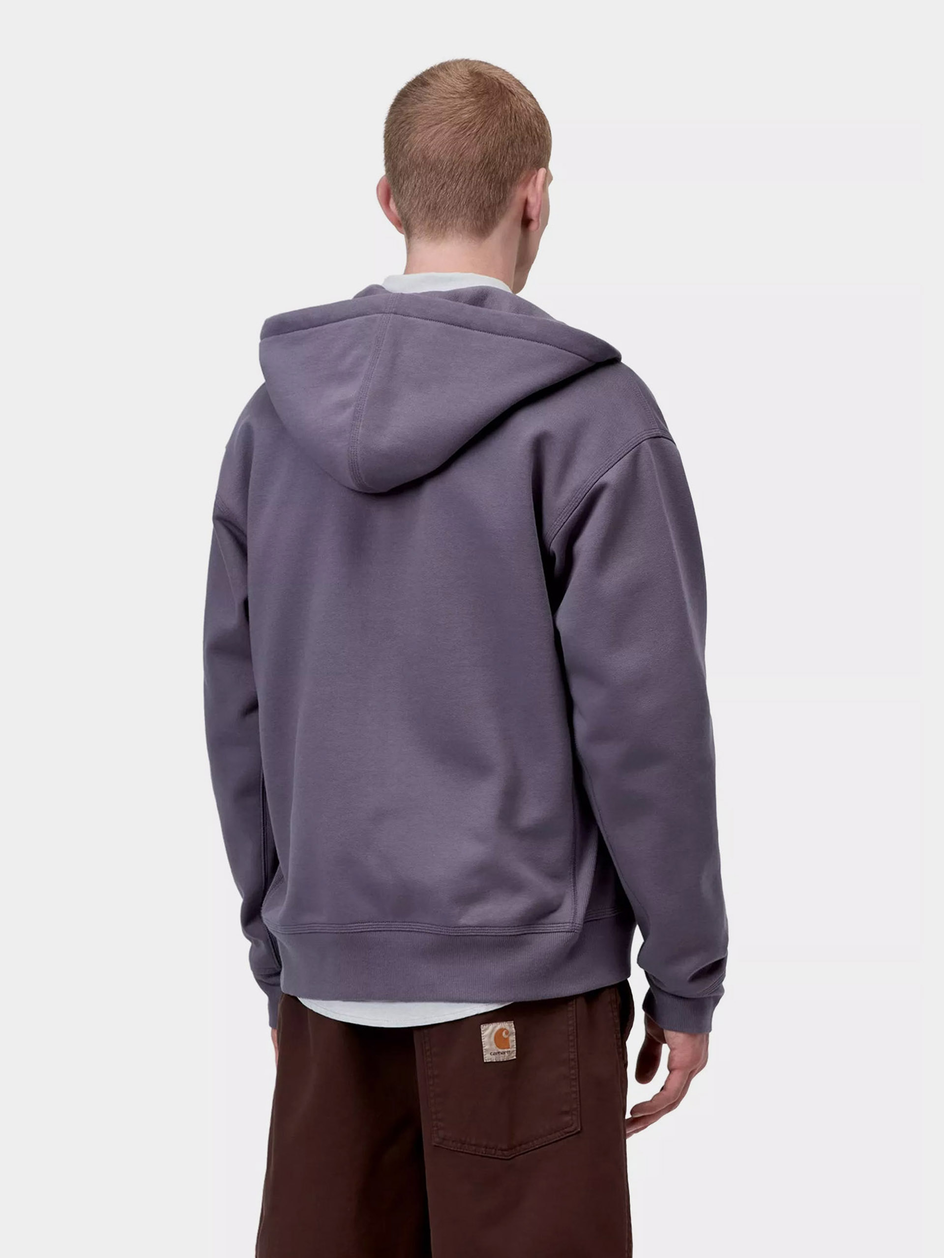 Худі Carhartt WIP American Script ZHD (shady purple)