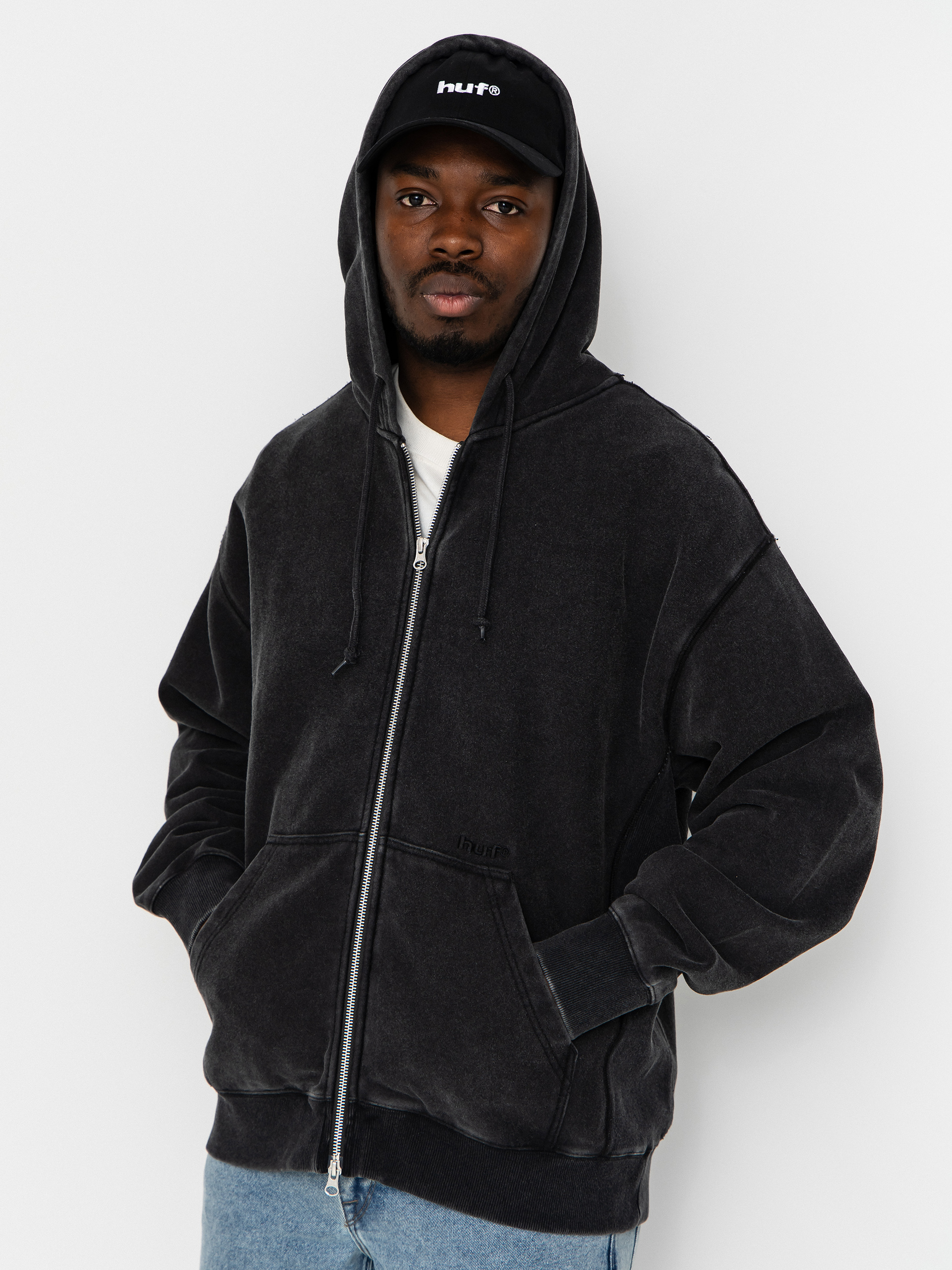 Худі HUF Pacific Wash ZHD (black)