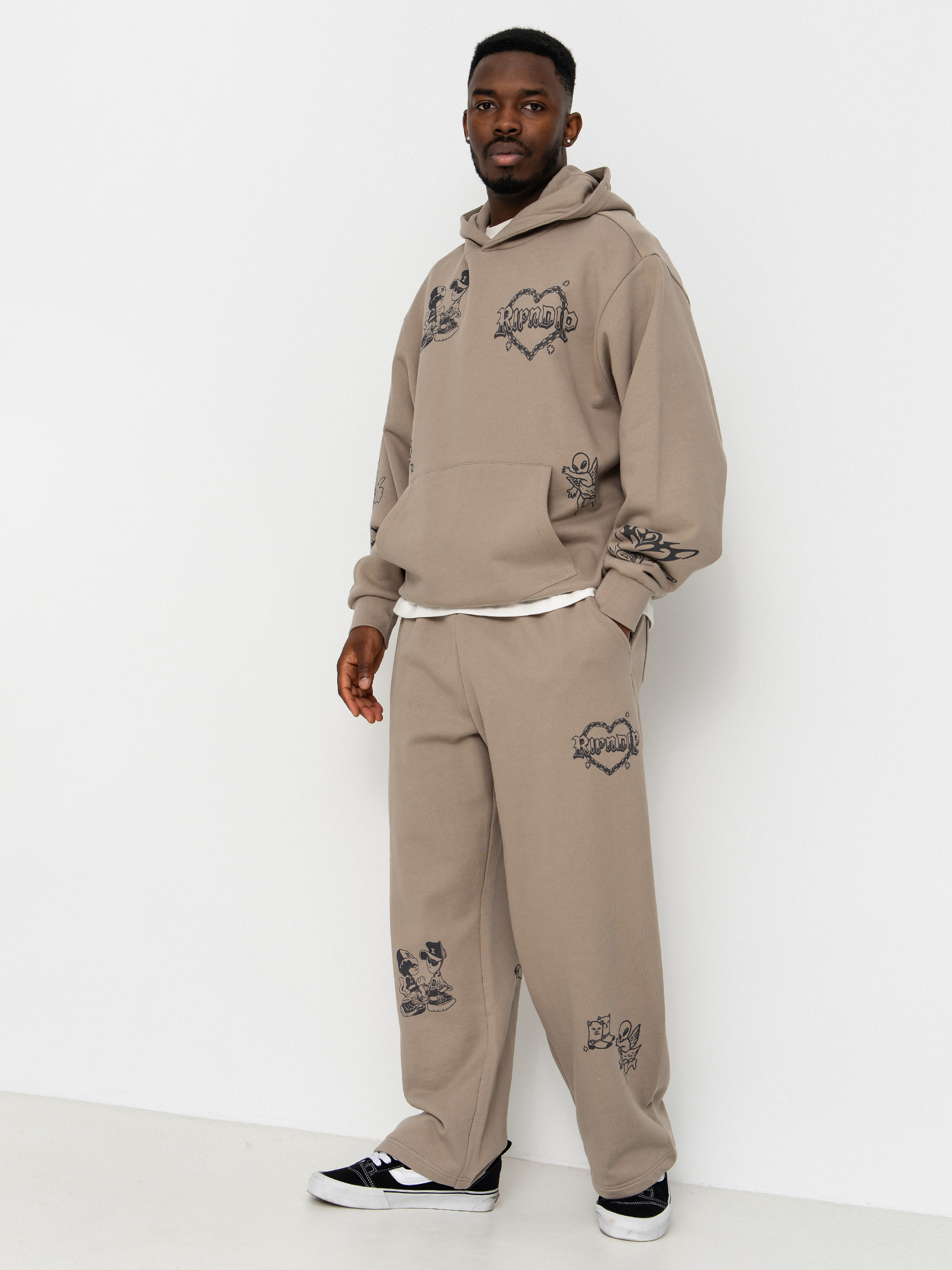Штани RipNDip Westside Straight Leg (dark sand wash)
