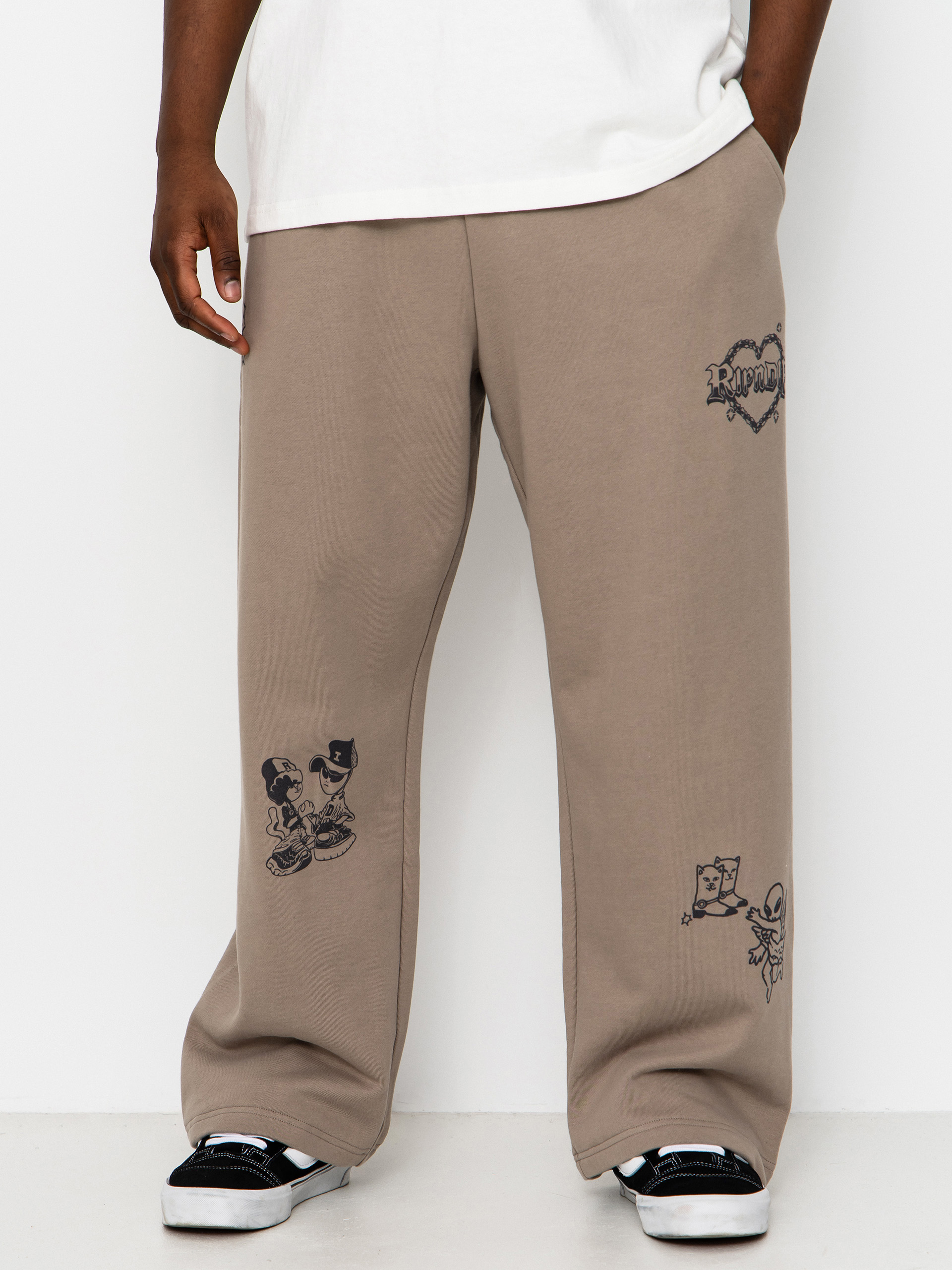 Штани RipNDip Westside Straight Leg (dark sand wash)