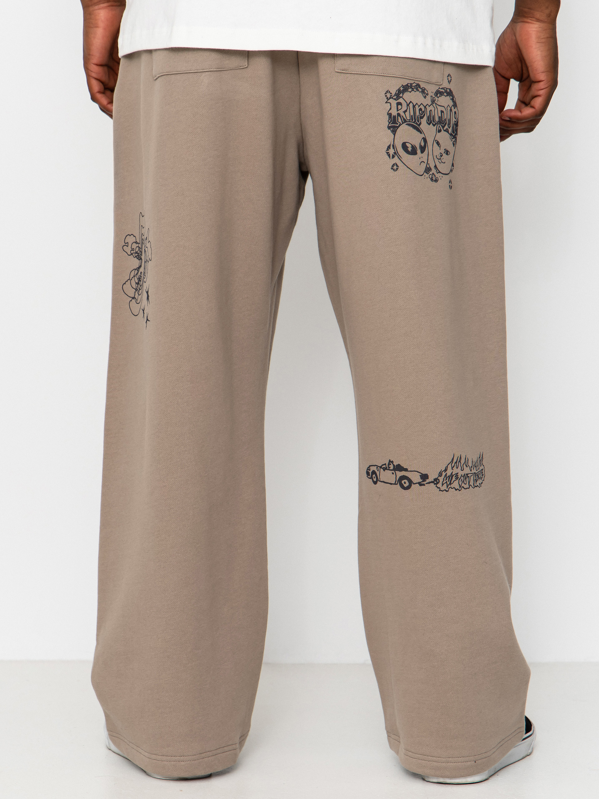 Штани RipNDip Westside Straight Leg (dark sand wash)