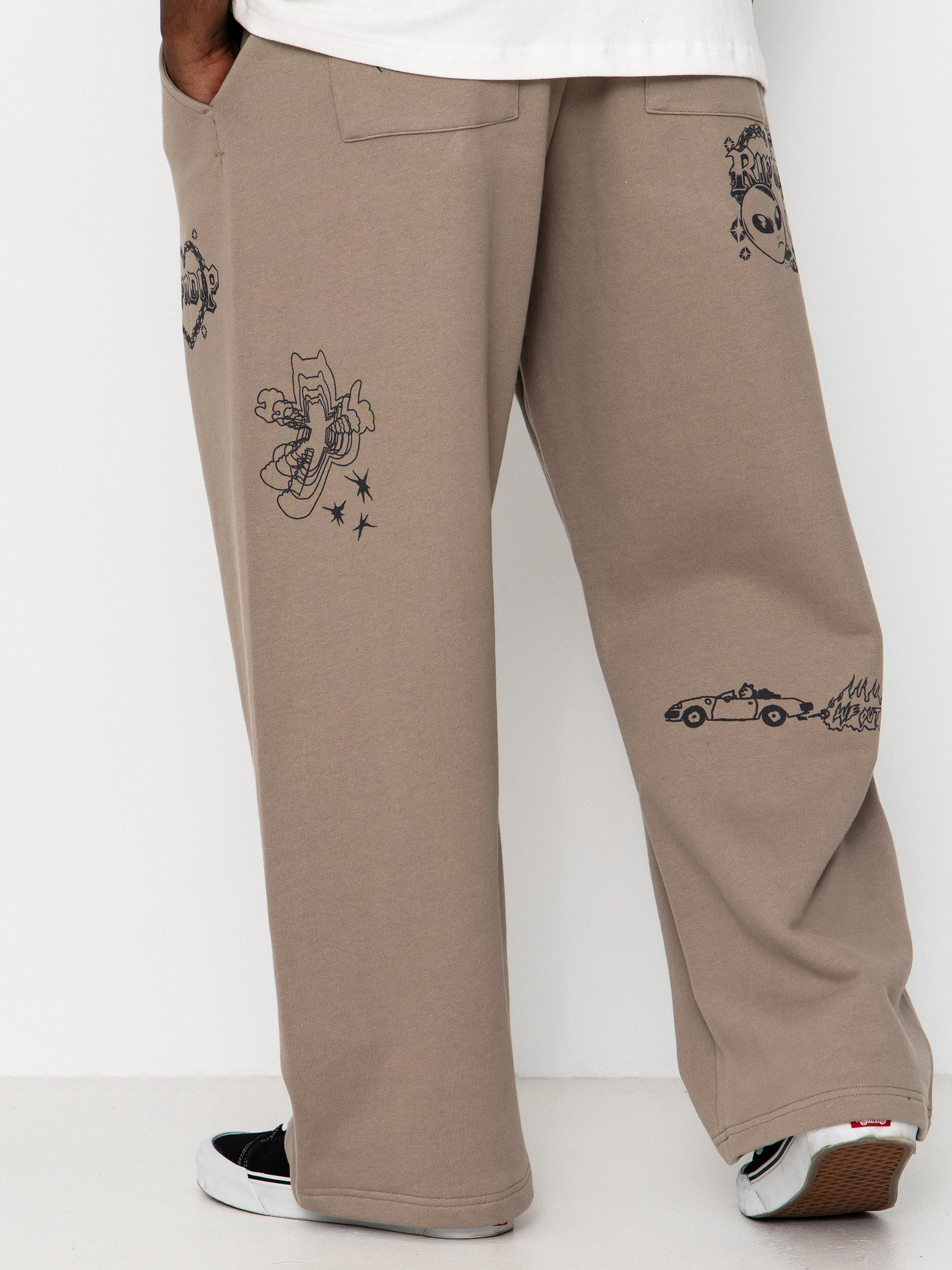 Штани RipNDip Westside Straight Leg (dark sand wash)