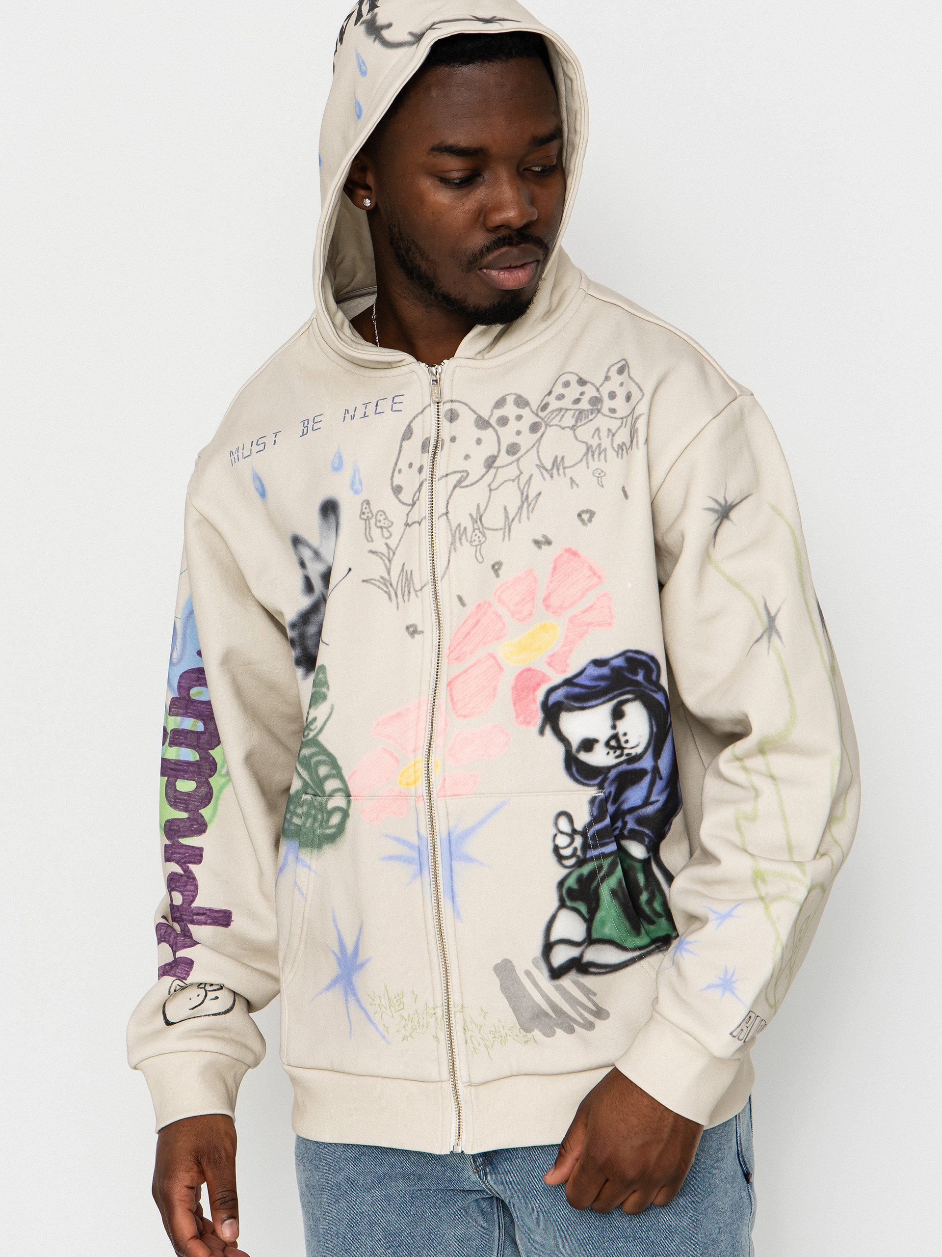 Худі RipNDip Goosebumps ZHD (bone)