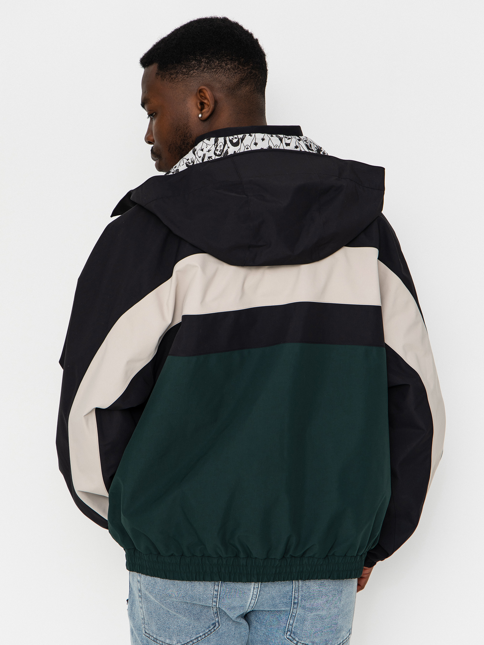 Жіноча Сноубордична куртка Volcom Dlm (black green)
