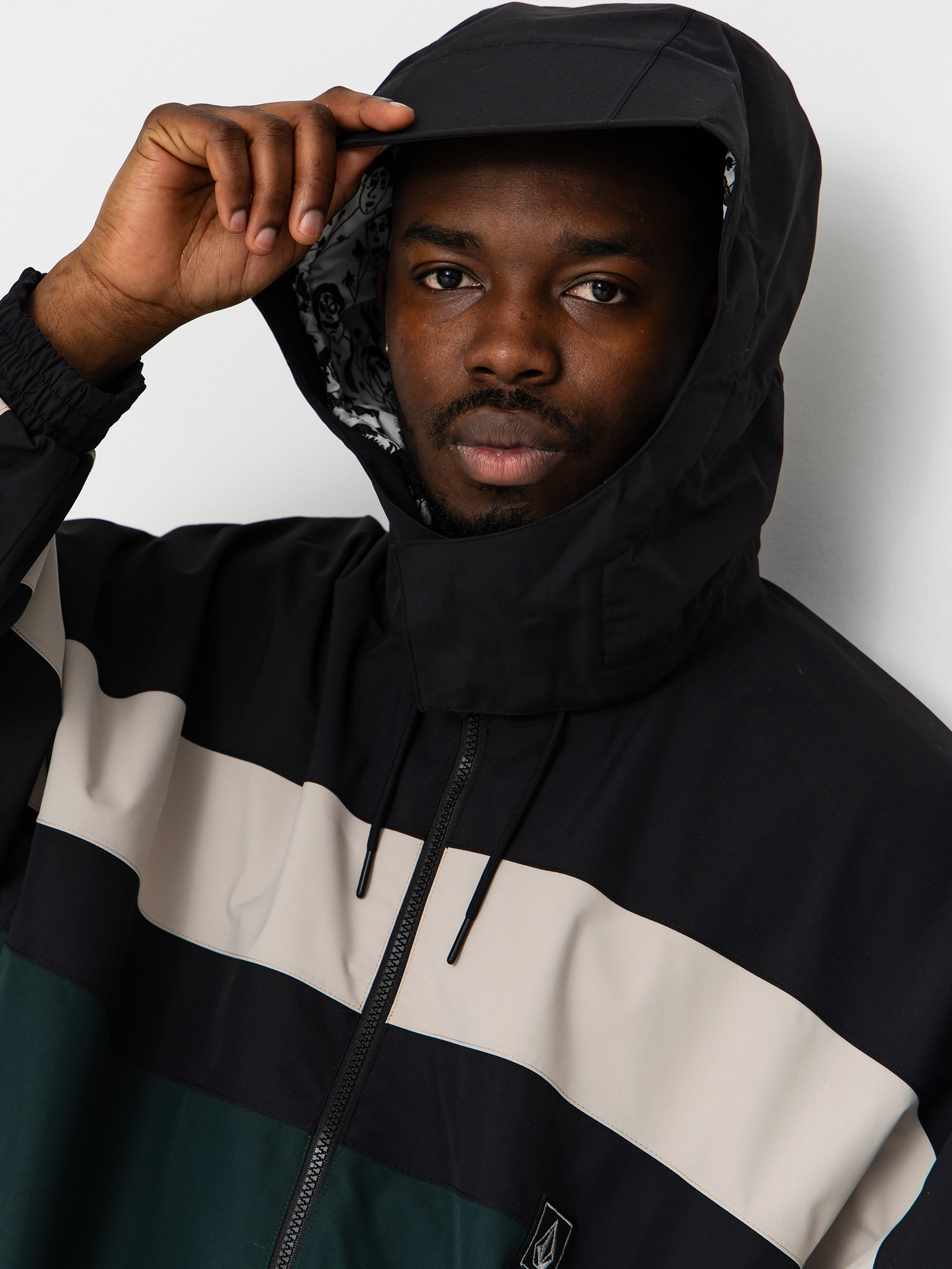 Жіноча Сноубордична куртка Volcom Dlm (black green)