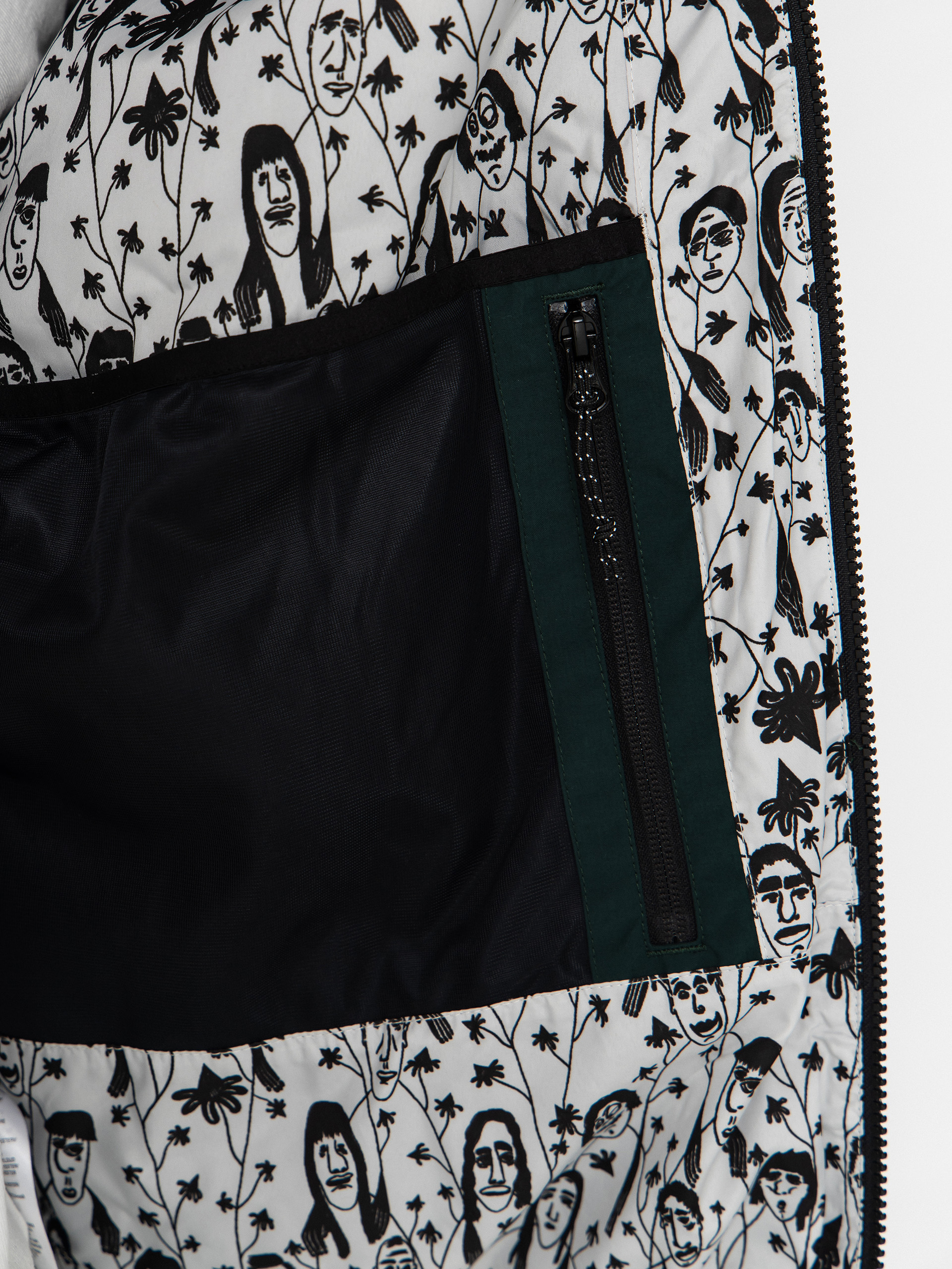 Жіноча Сноубордична куртка Volcom Dlm (black green)