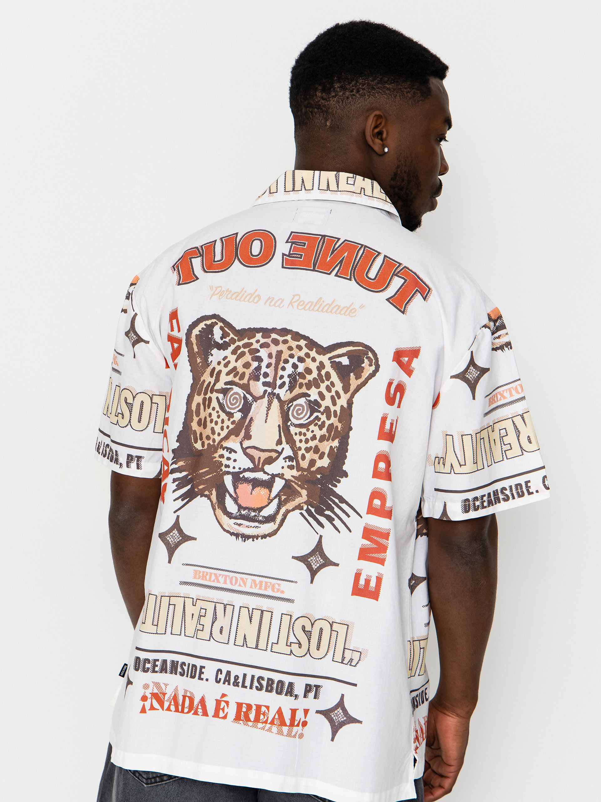 Сорочка Brixton Getaway (lost in reality print)