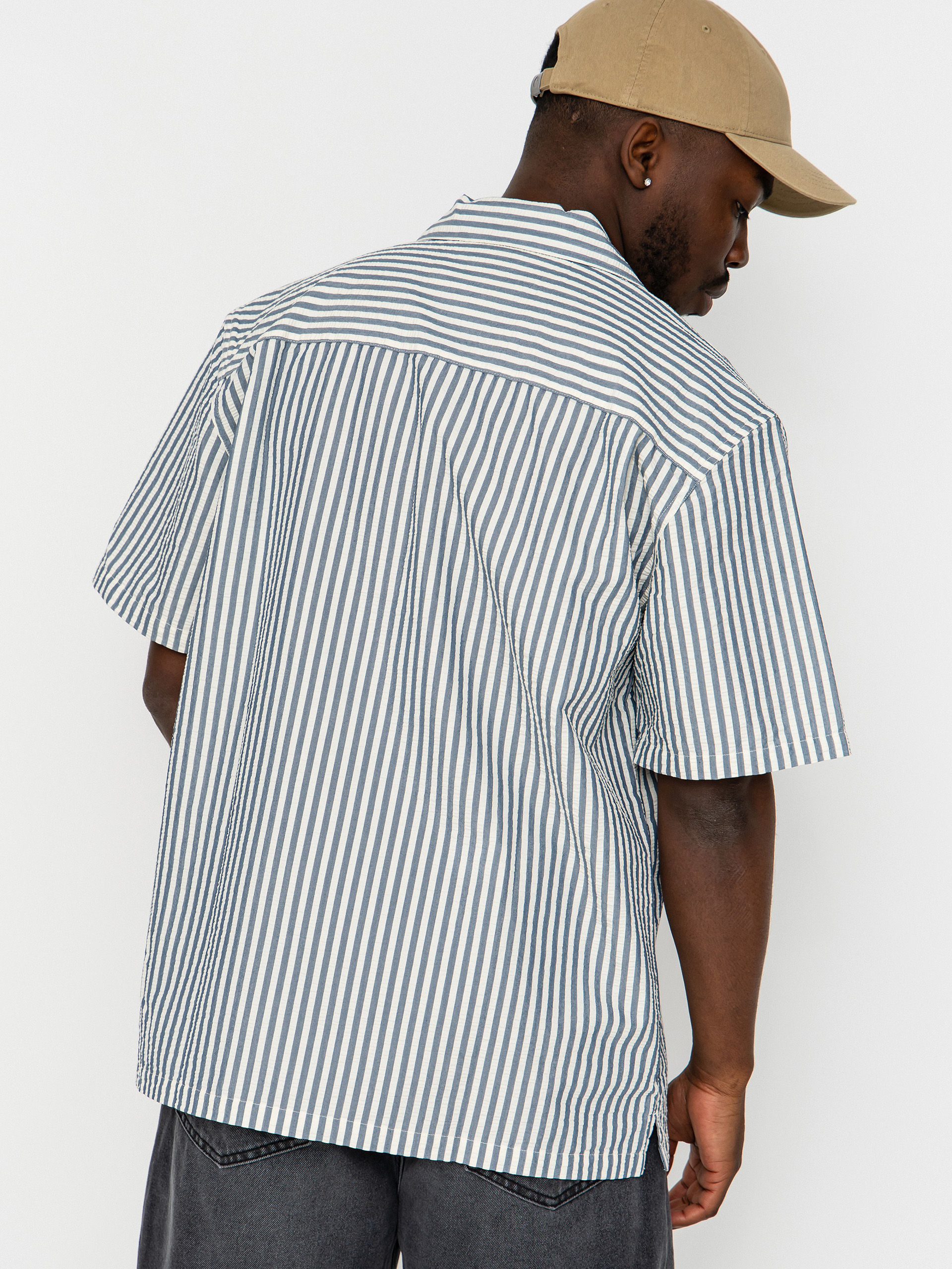 Сорочка Carhartt WIP Leavel (leavel stripe/blue river/wax)