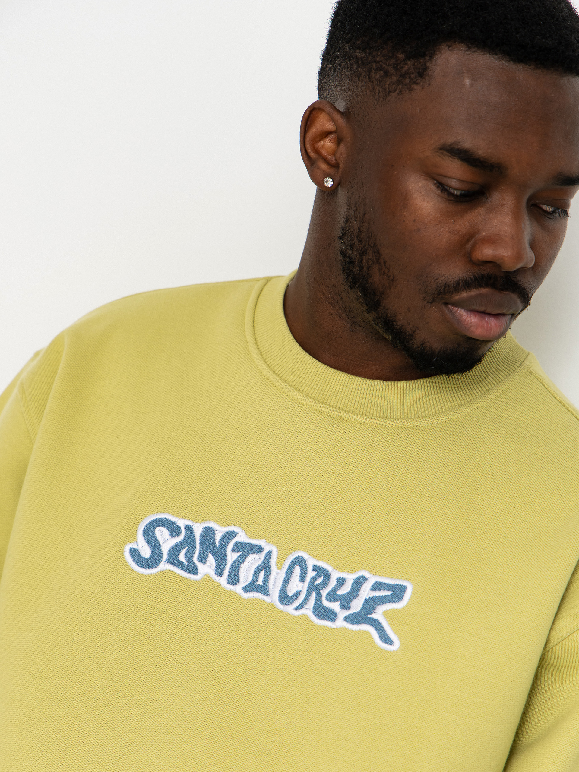 Світшот Santa Cruz Patch Strip (faded khaki)