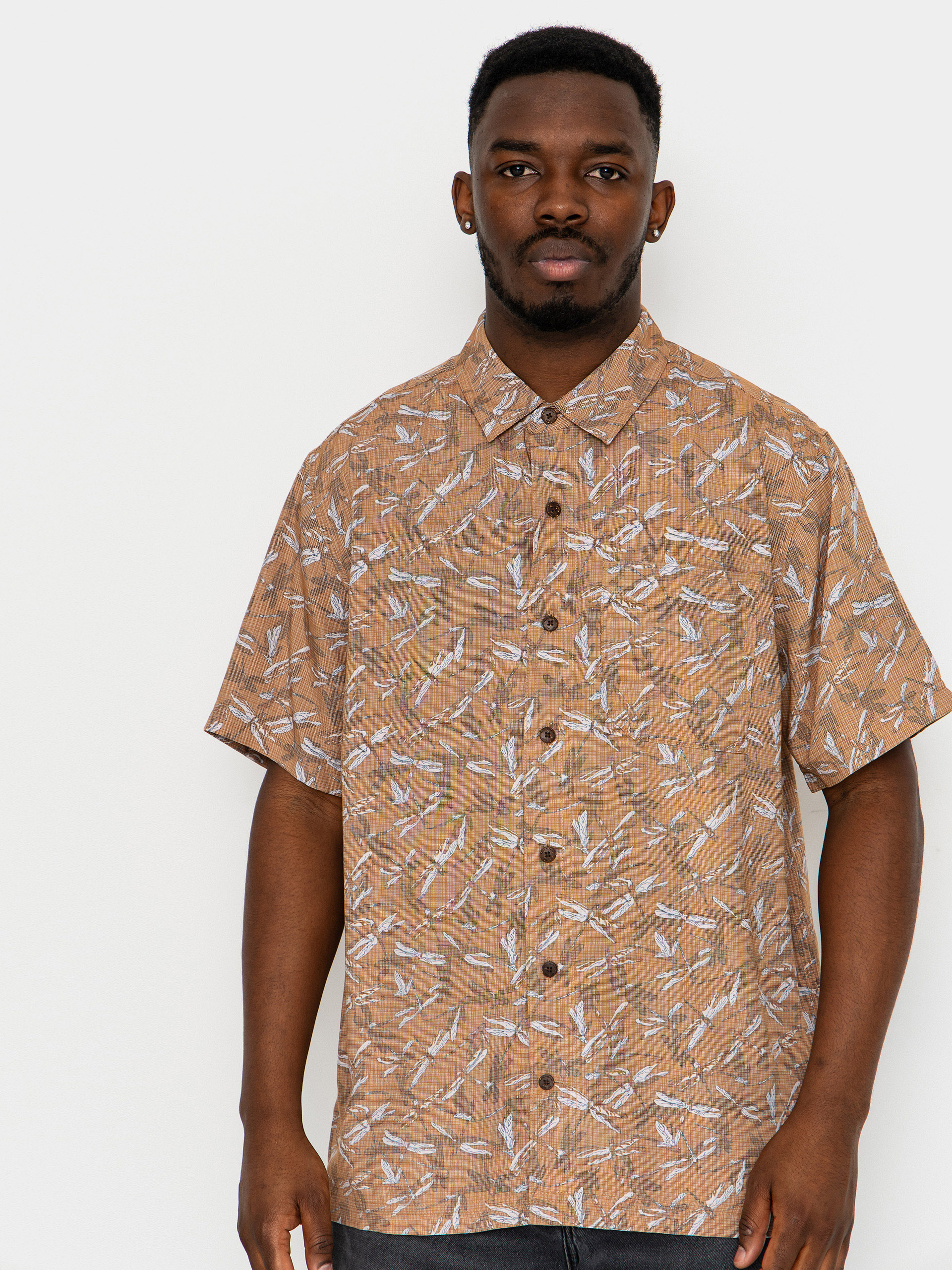 Сорочка Royal Robbins Camino Pucker (pecan dragonfly pt)