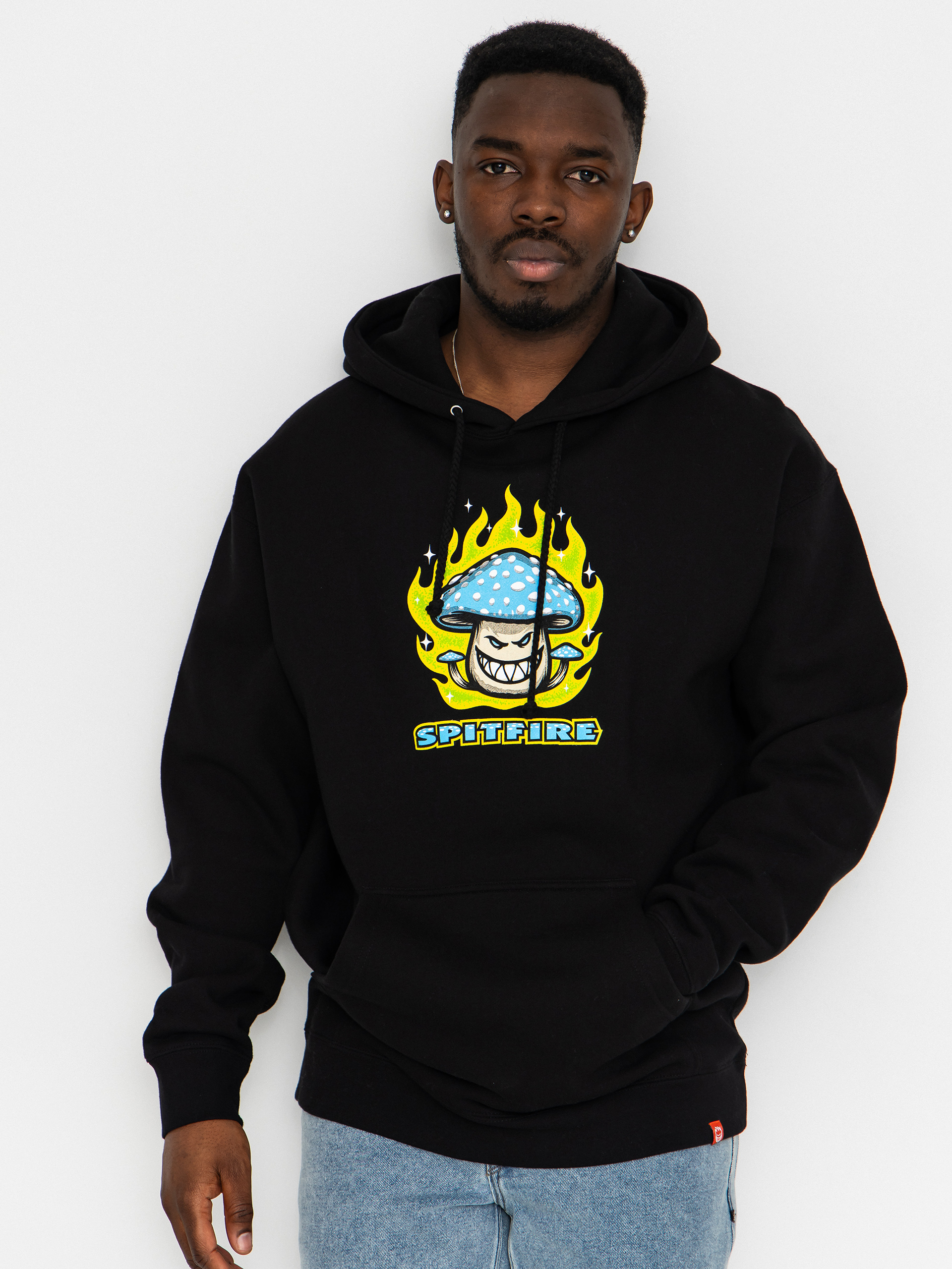 Худі Spitfire Mushroom Bighead HD (black w/multi color print)