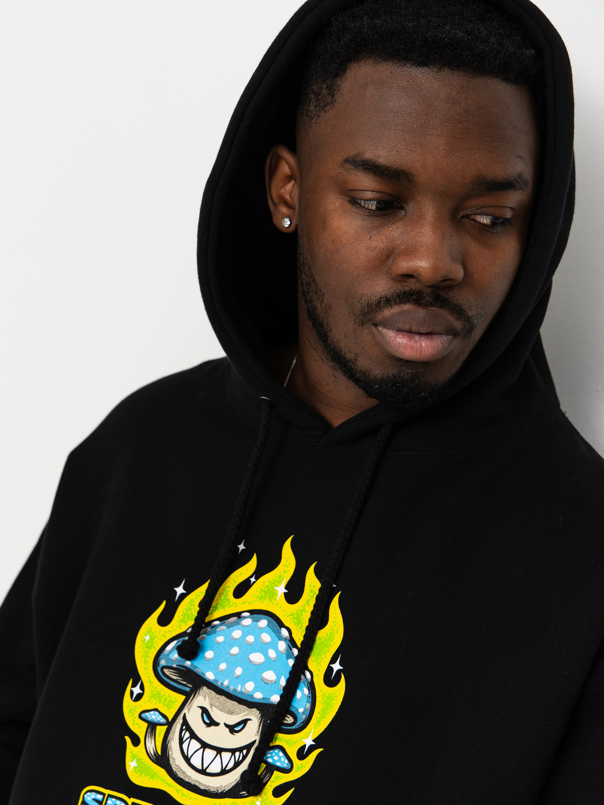 Худі Spitfire Mushroom Bighead HD (black w/multi color print)