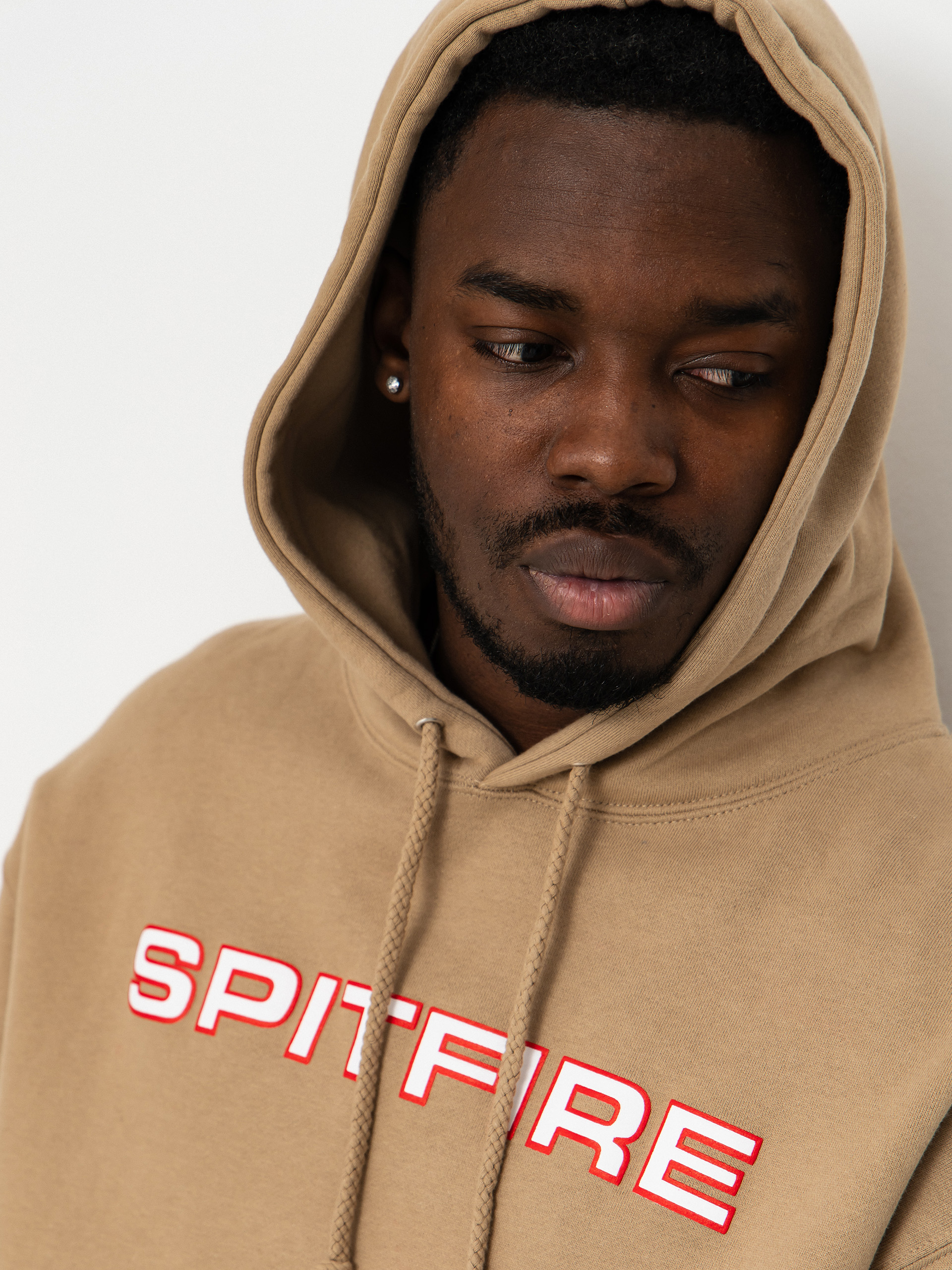Худі Spitfire Classic 87 Bighead Fill Sleeve HD (sandstone w/red white black prints)