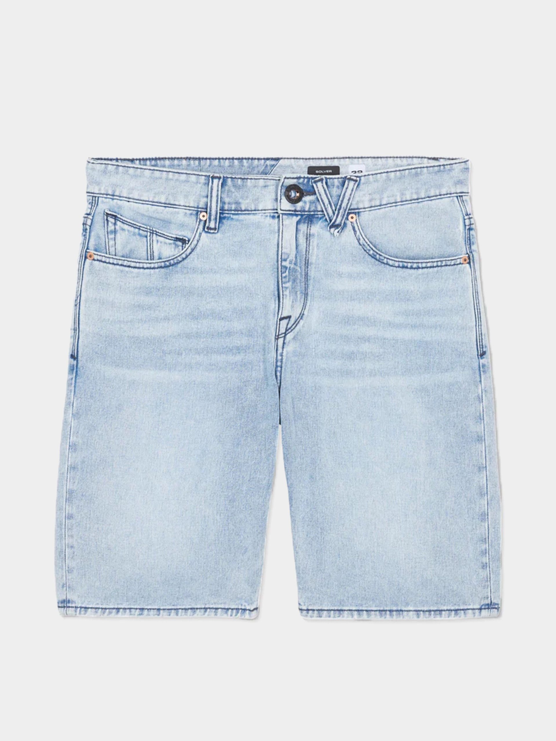 u0428u043eu0440u0442u0438 Volcom Solver (worn light blue)
