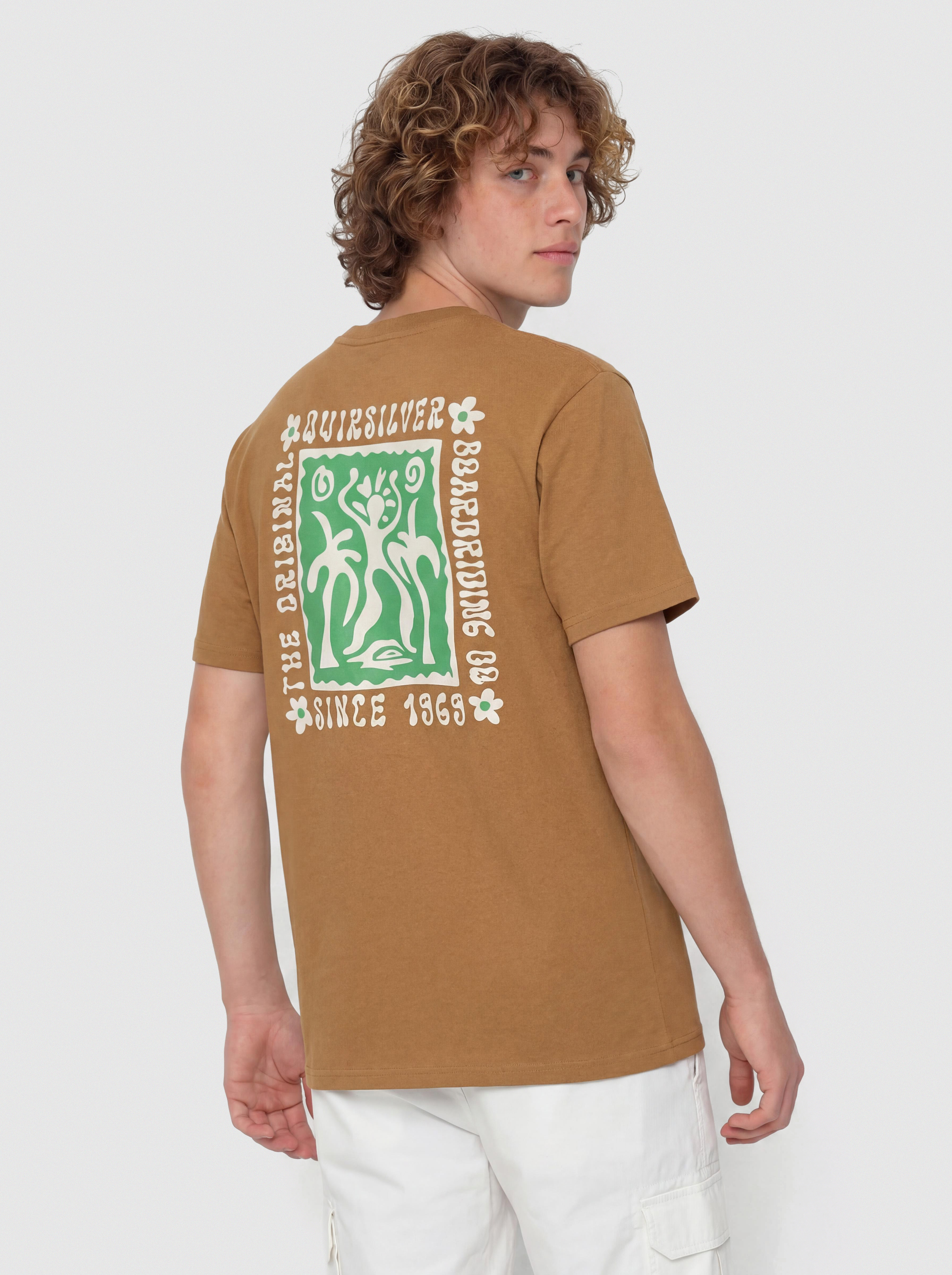 Футболка Quiksilver Serenity Splash (tobacco brown)