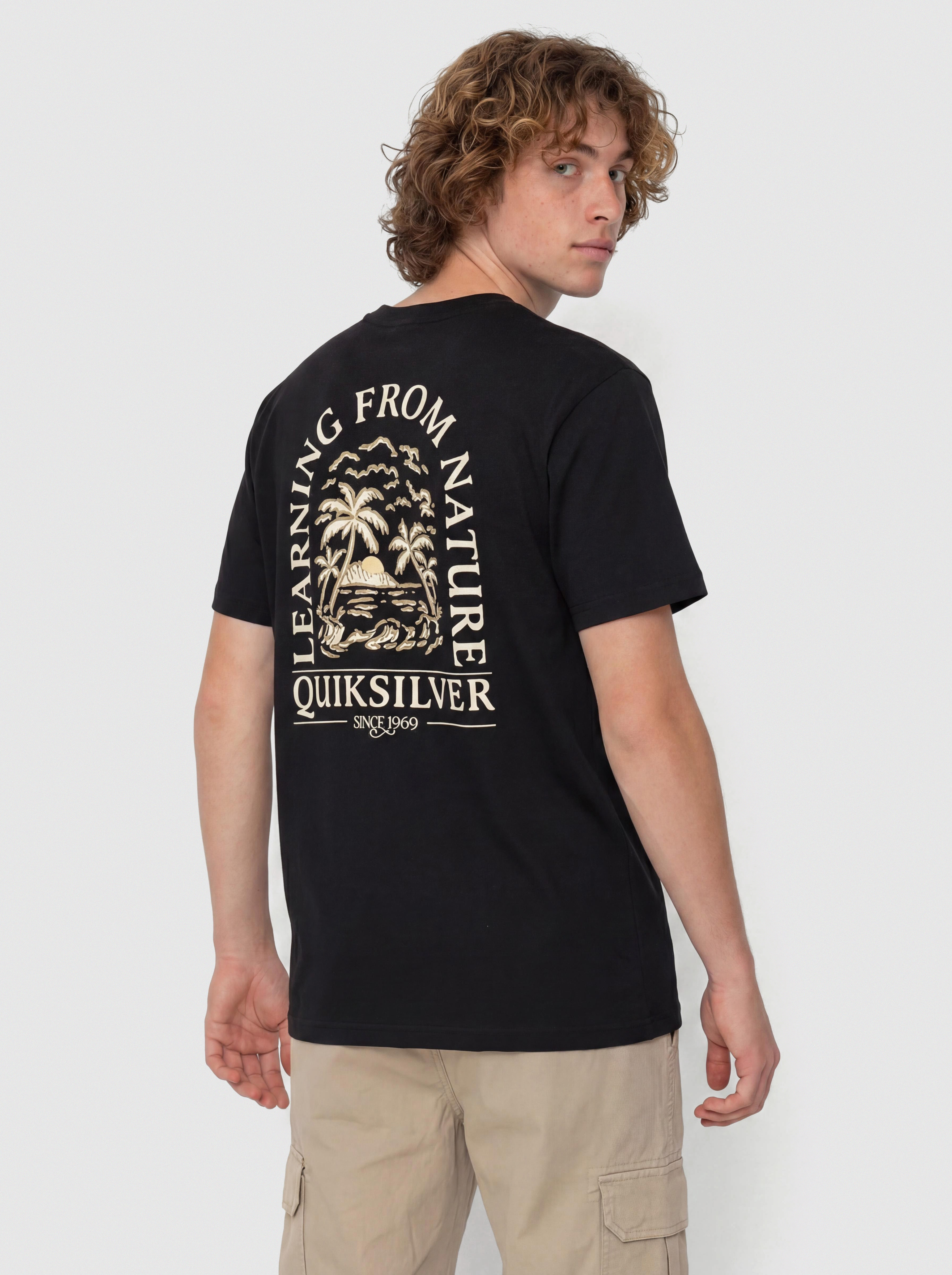 Футболка Quiksilver Evo Learning From Nature (black)