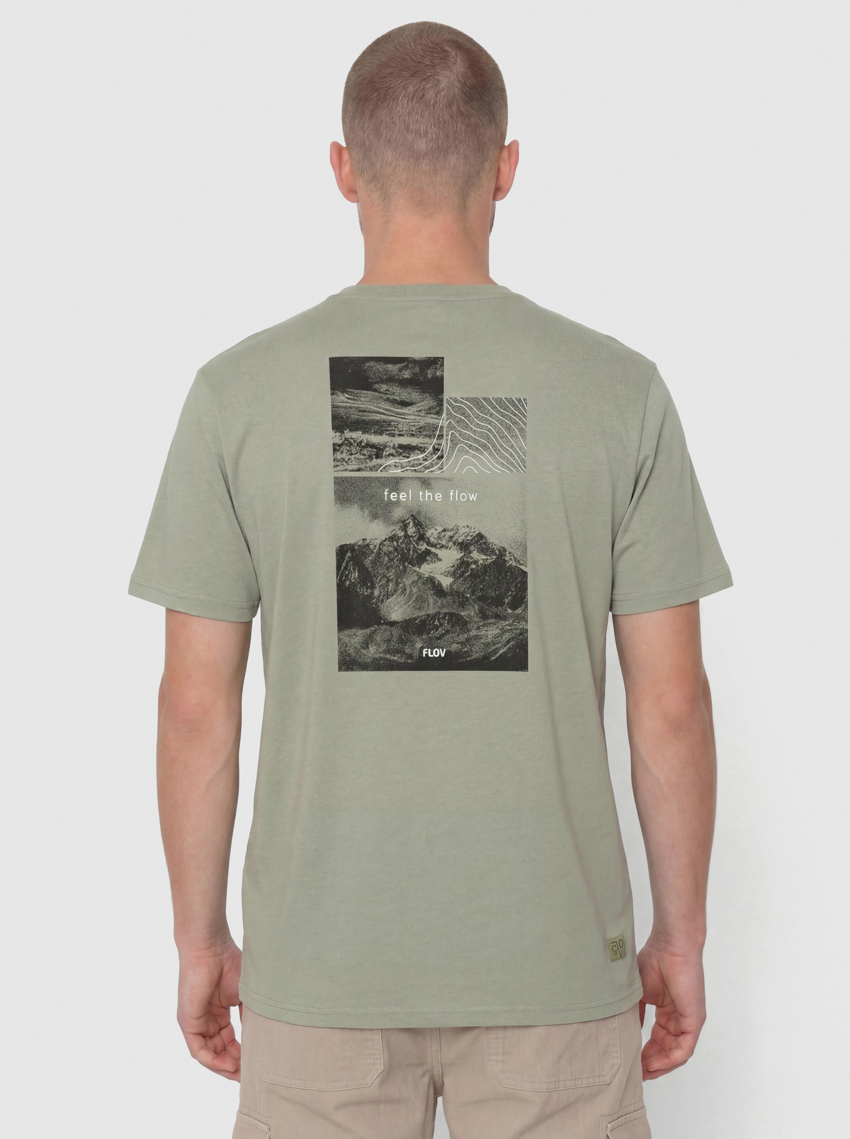 Футболка FLOV Morro (green/dark grey)
