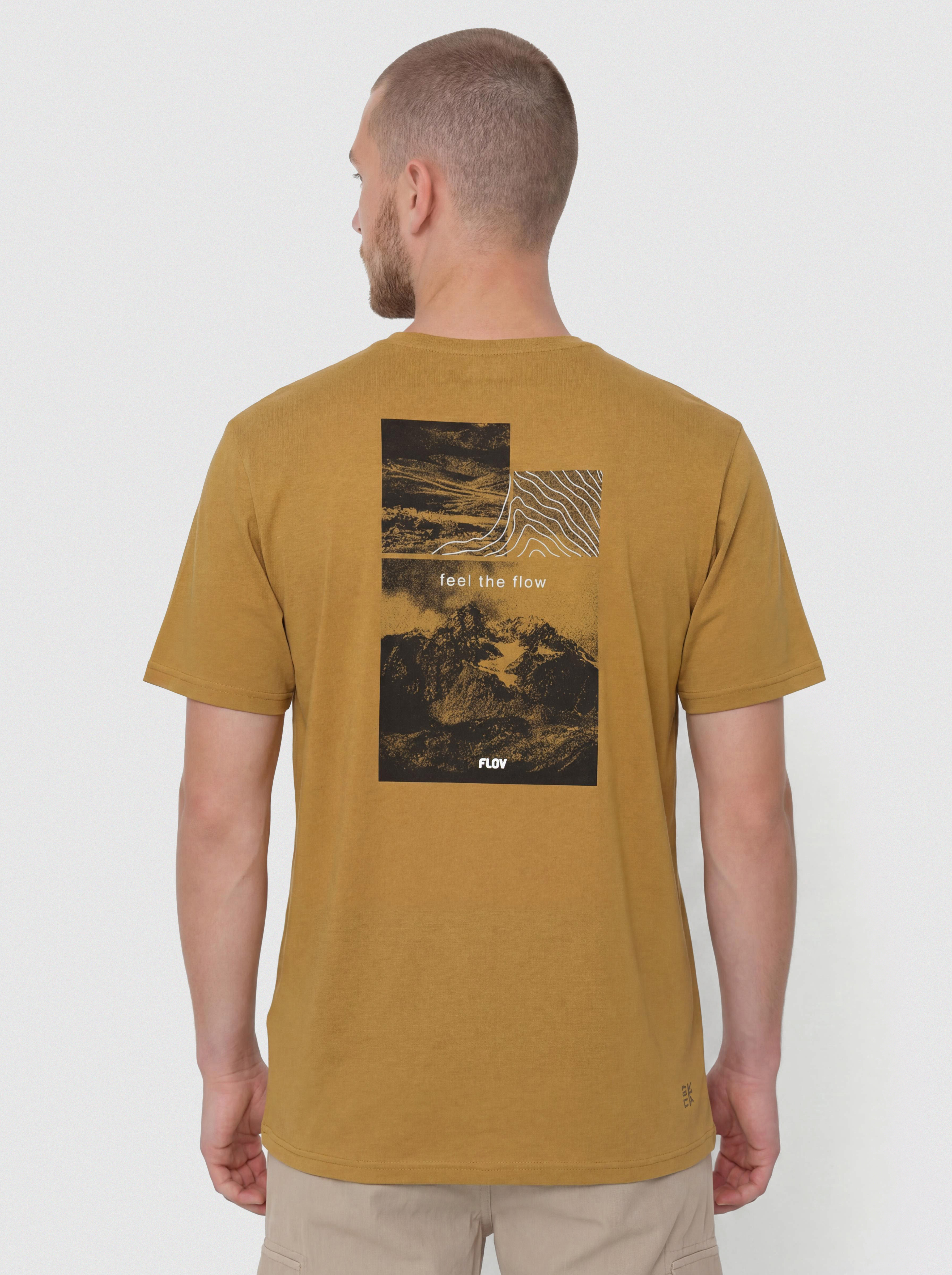 Футболка FLOV Morro (light brown/dark grey)