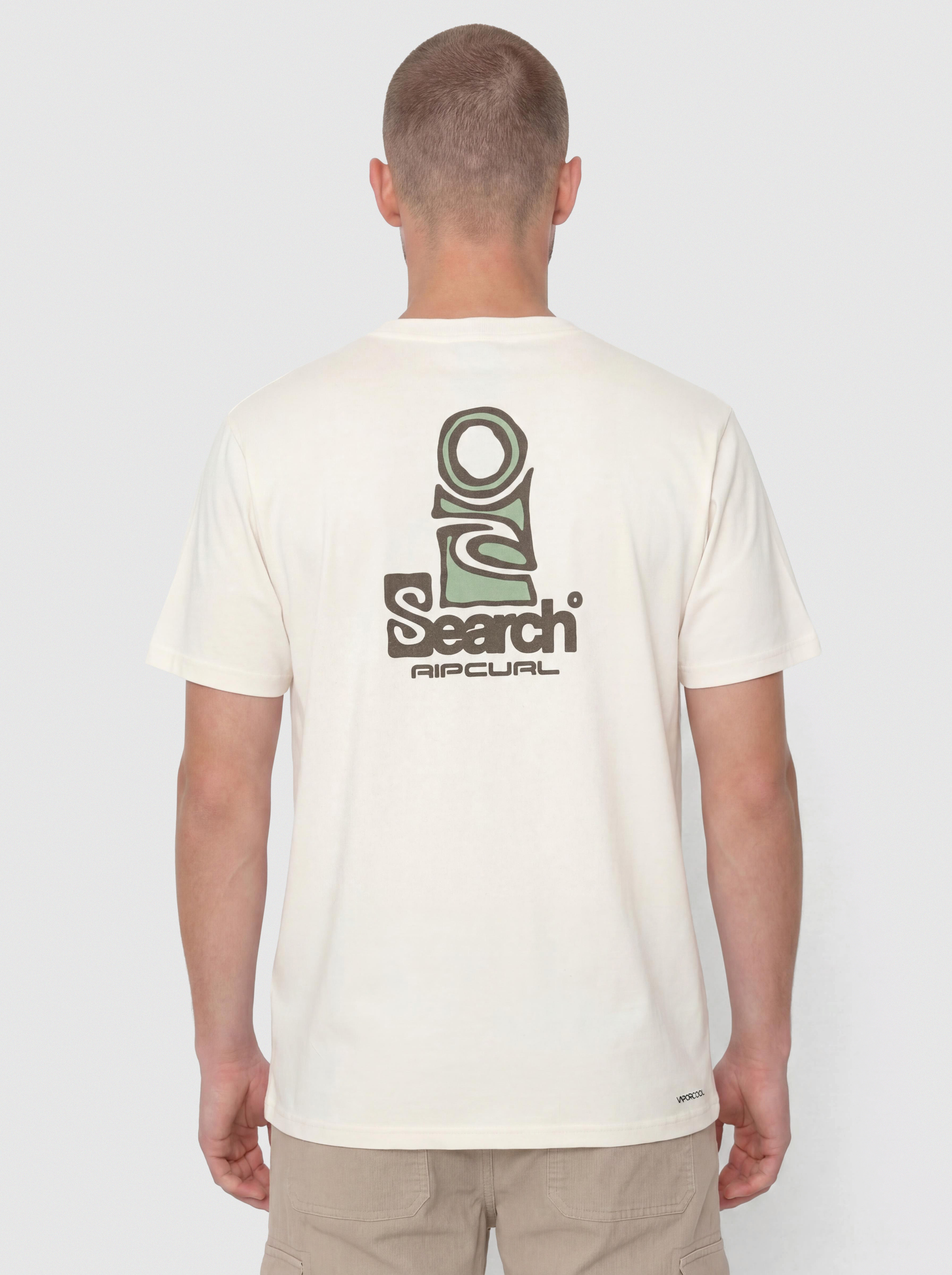 Футболка Rip Curl Vaporcool Search Stack (bone)