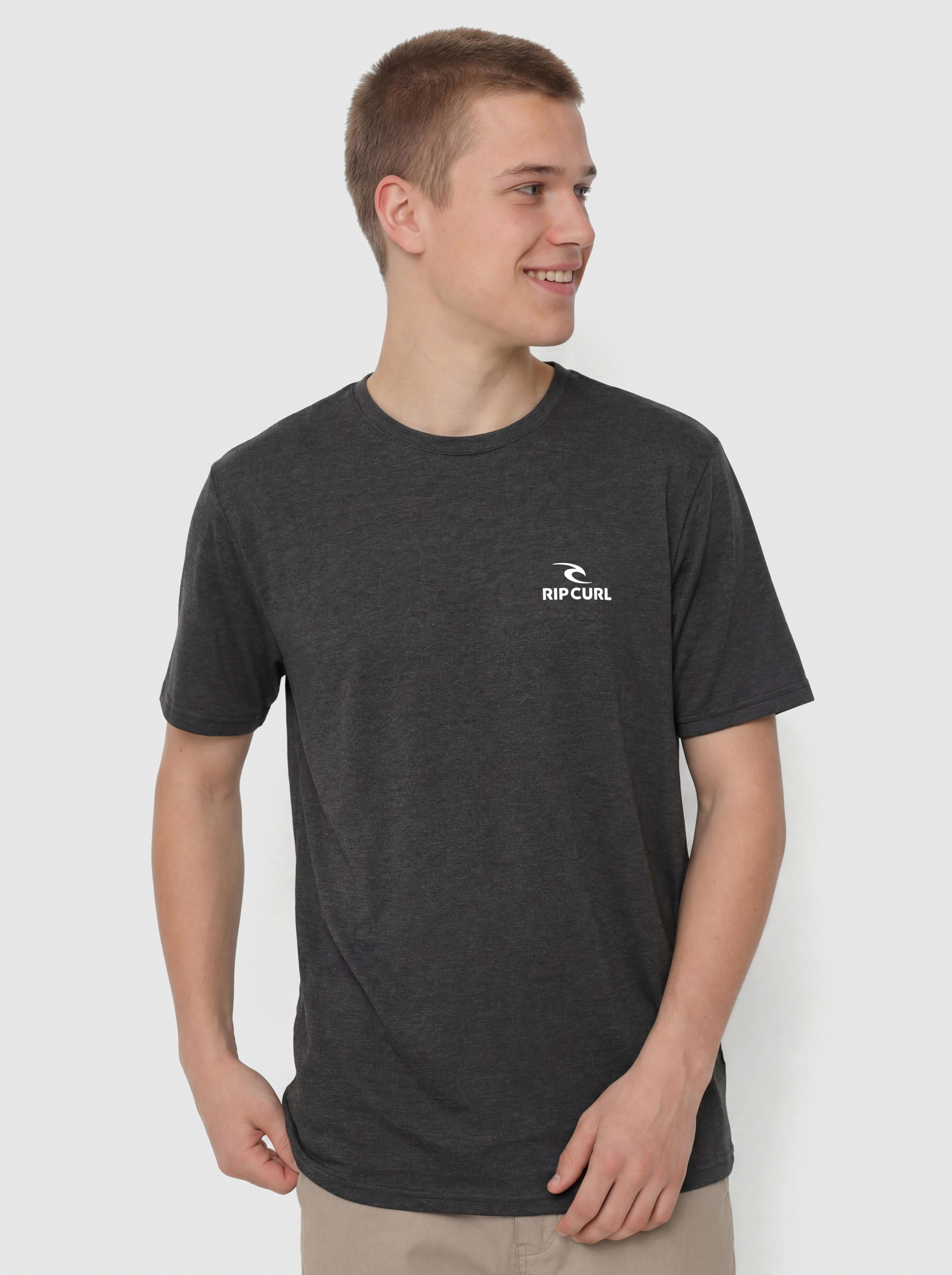 Футболка Rip Curl Stack Upf (black marle)