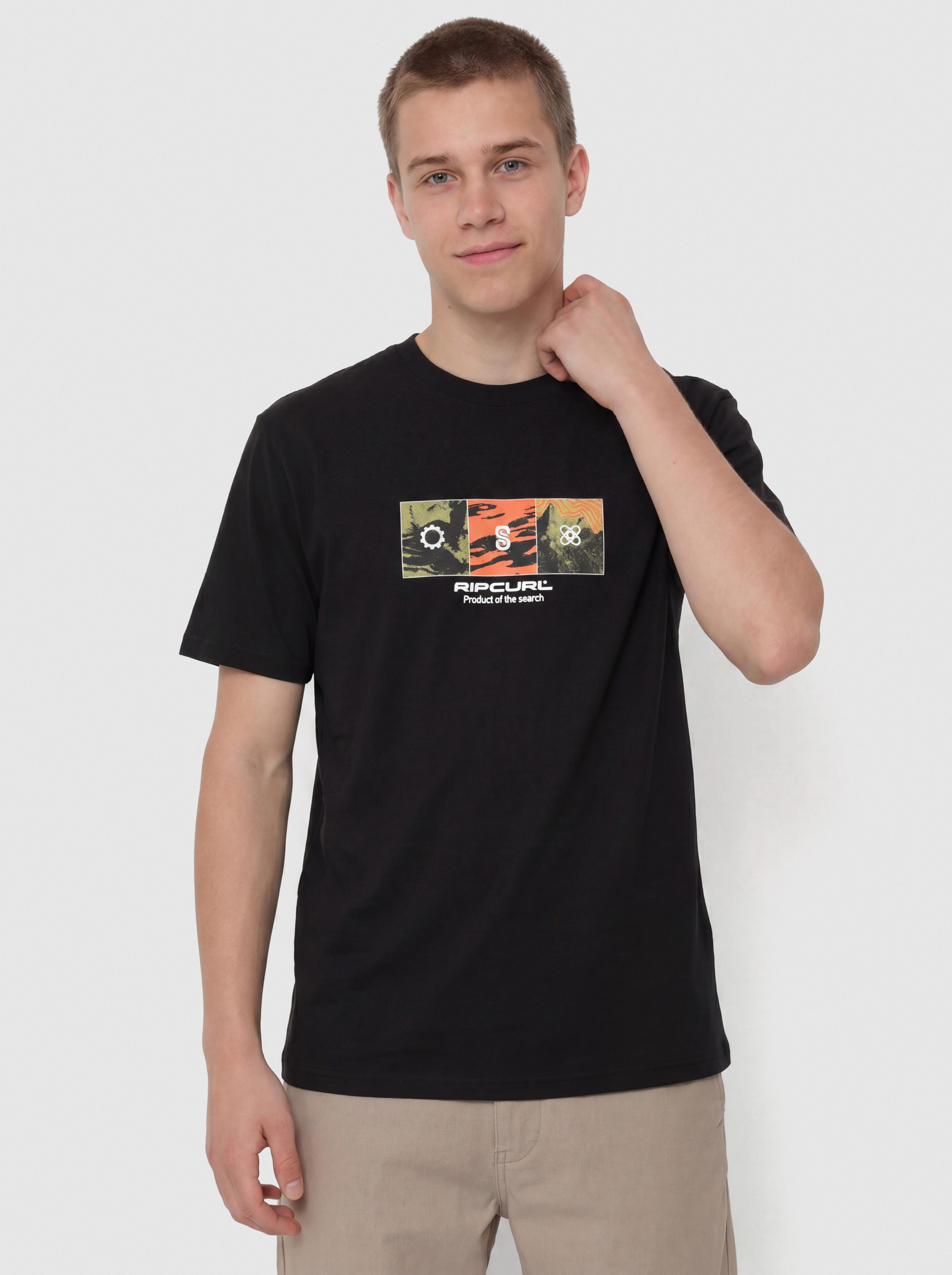 Футболка Rip Curl Search Grid (black)