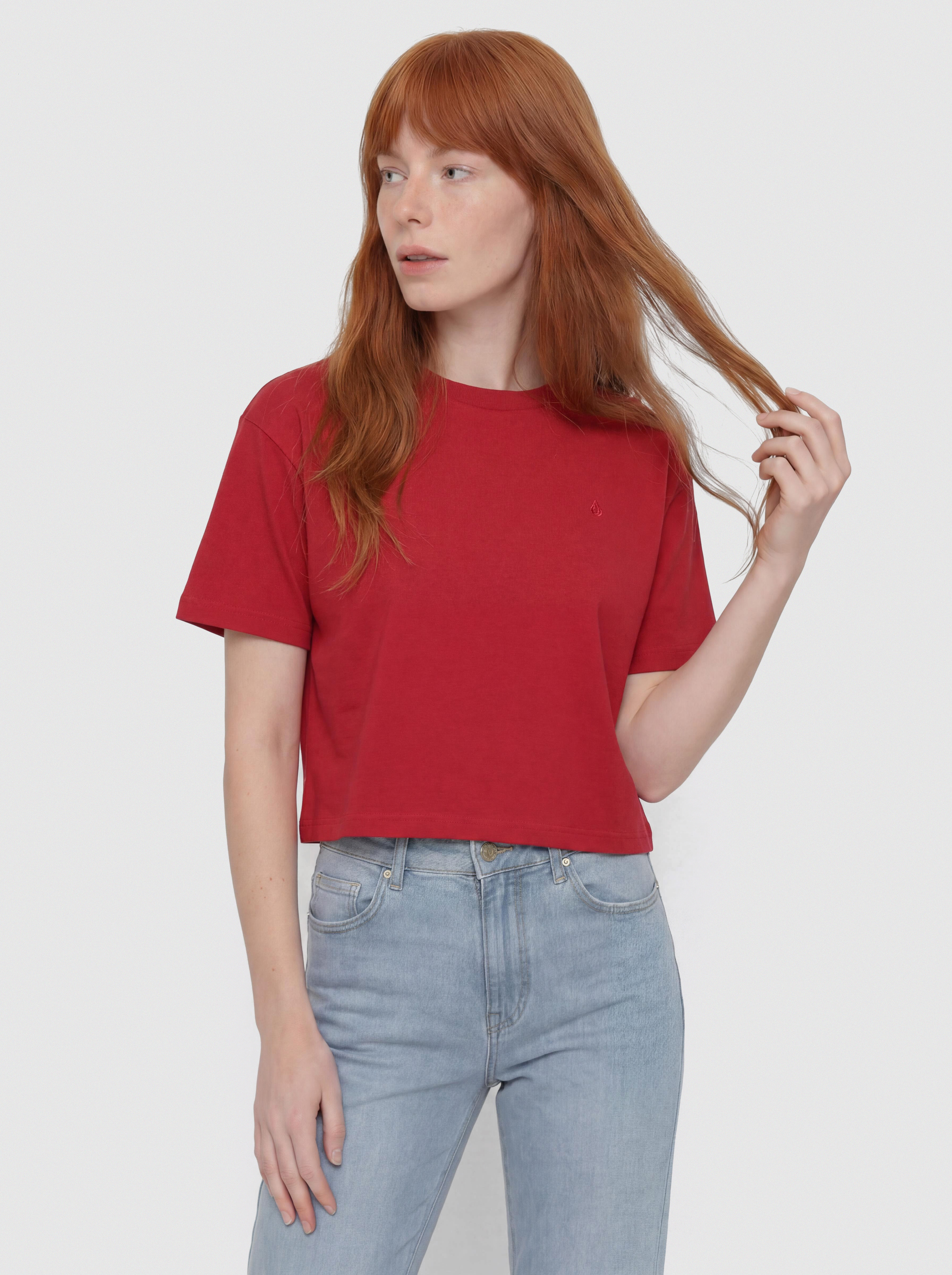 u0424u0443u0442u0431u043eu043bu043au0430 Volcom Stone Blanks Up Wmn (deep red)