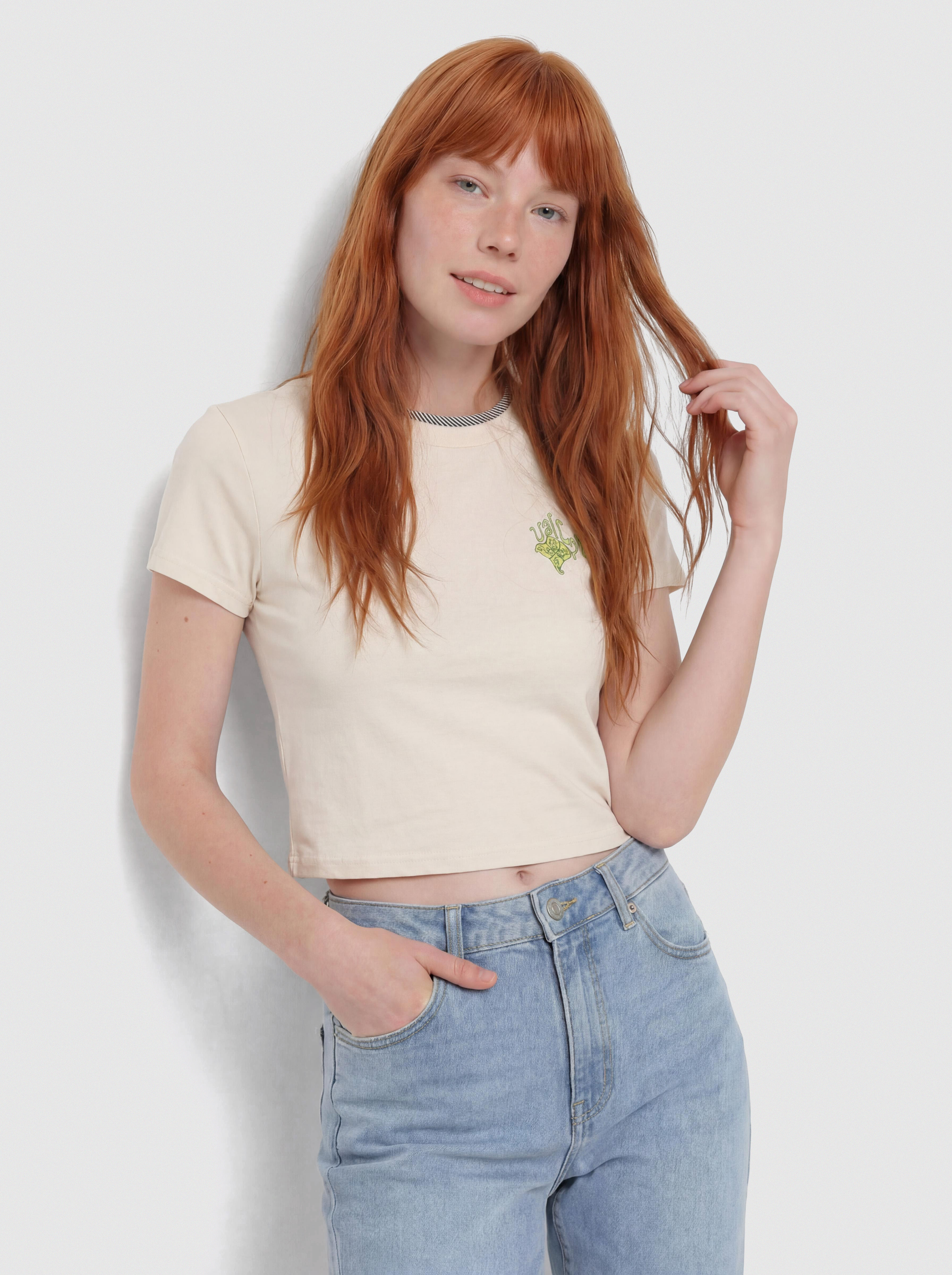 Футболка Volcom Moove On Wmn (vintage white)